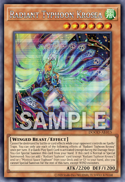 DOOD-AE015 (R/SER)Radiant Typhoon Krosea(絢嵐的鶴羅莎)