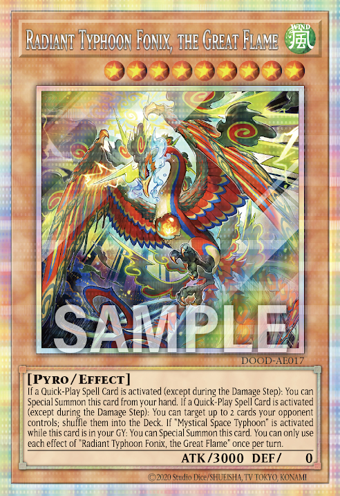 DOOD-AE017 (UTR/SER/PSER)Radiant Typhoon Fonix, the Great Flame(絢嵐豪火 鳳尼克斯)