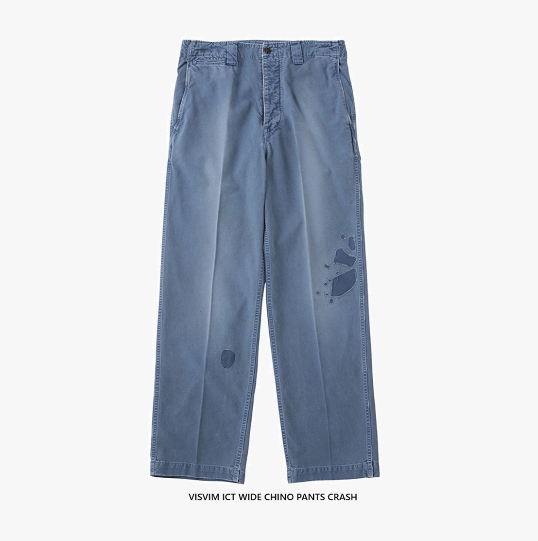12/14 UPDATED: VISVIM ICT 2025 A/W WIDE CHINO PANTS CRASH - PRE ORDER ITEM (預訂中)