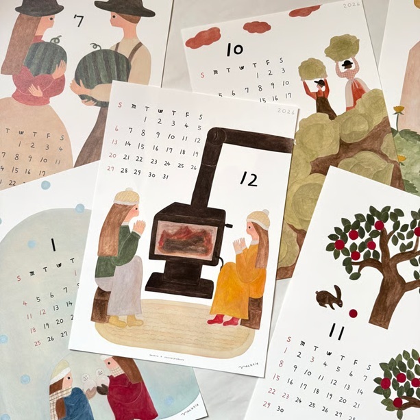 日本Necktie x 表現社．2026年曆