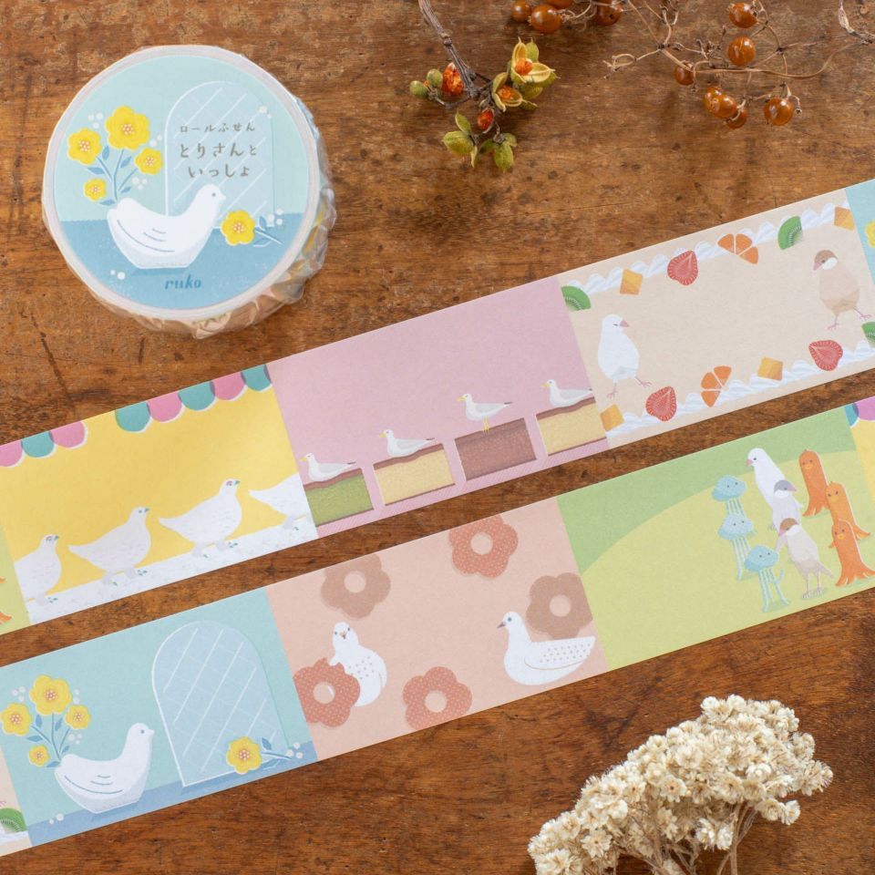 日本手紙社．ruko MEMO便利貼卷 和小鳥一起