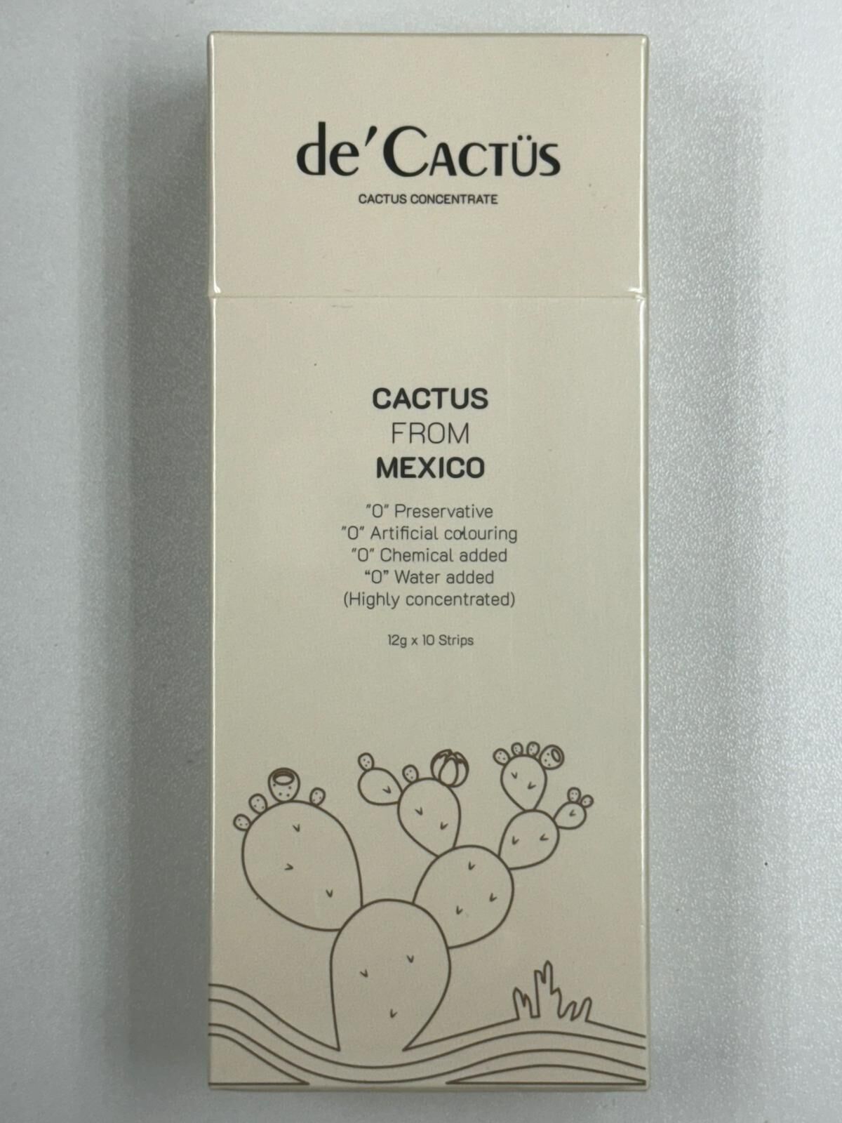 NBLAb 仙人掌飲 De' Cactus  ⼀ 盒 10包 每包 12克 gm