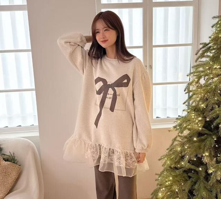 BE48   蝴蝶結LACE   胸46 長27  hip 48 $549 (一口價)