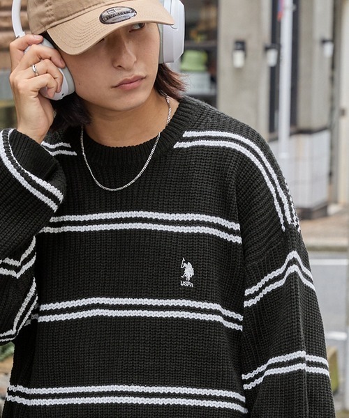 日本 U.S. POLO ASSN. Crewneck Pullover Knit [ls029]