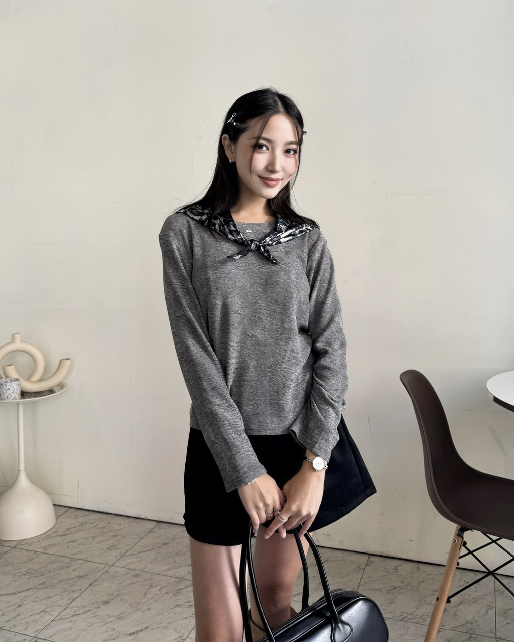 胸前小標渲染上衣-6910