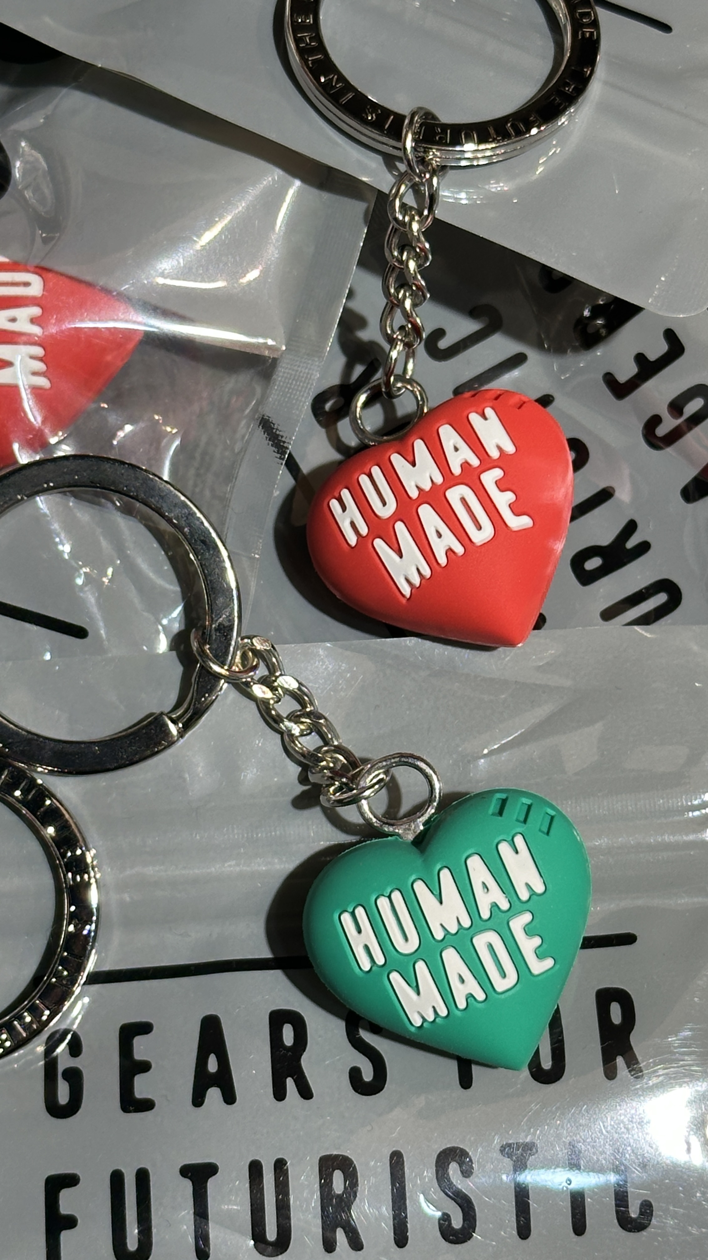 human Made Heart Rubber Key Chain 愛心吊飾鑰匙圈