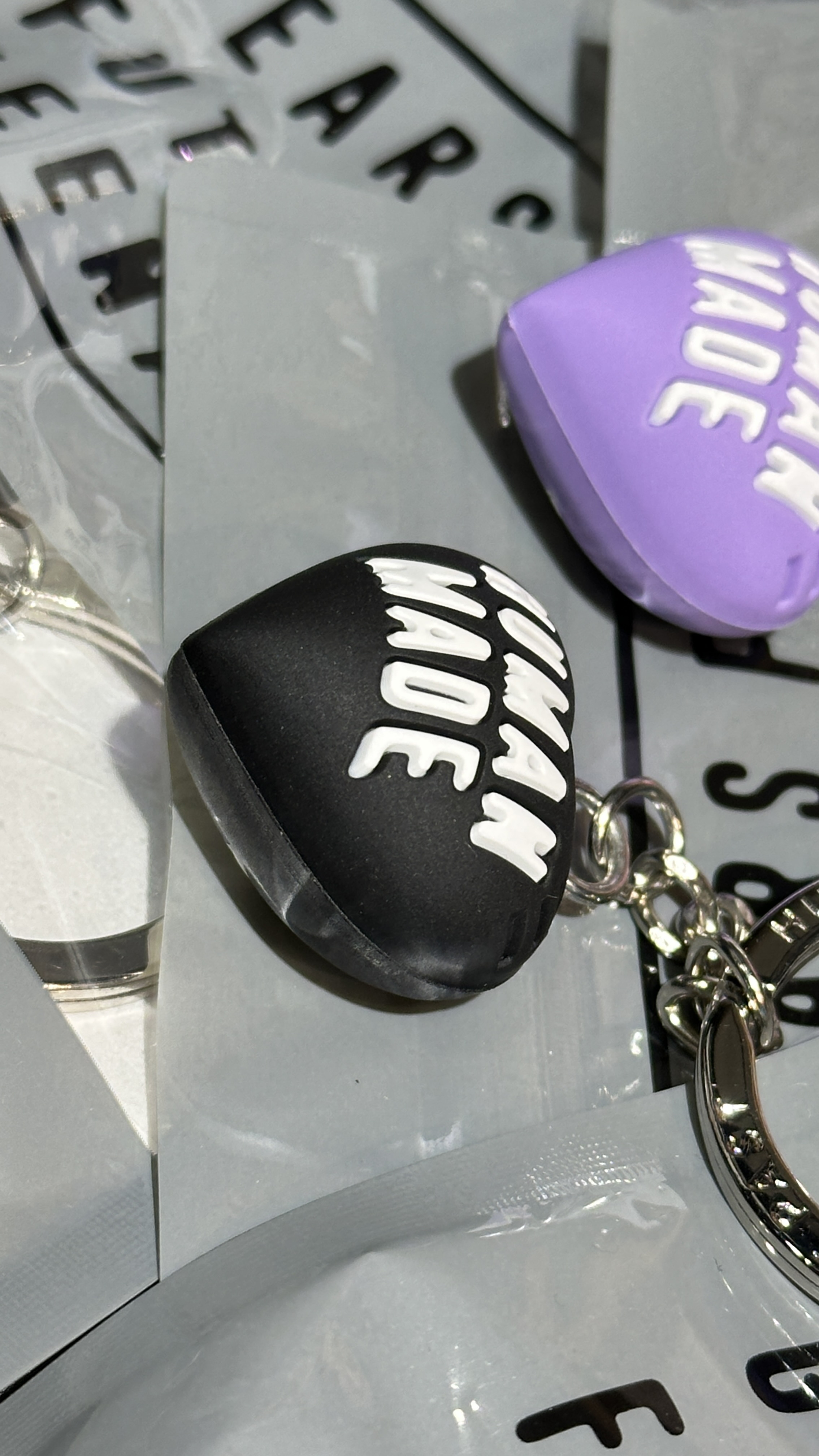 human Made Heart Rubber Key Chain 愛心吊飾鑰匙圈