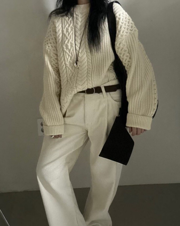 不規則針織羊毛衫