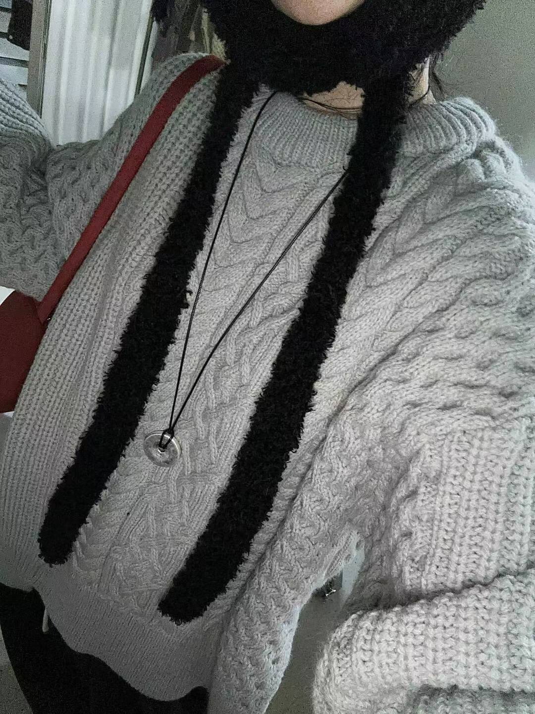 不規則針織羊毛衫