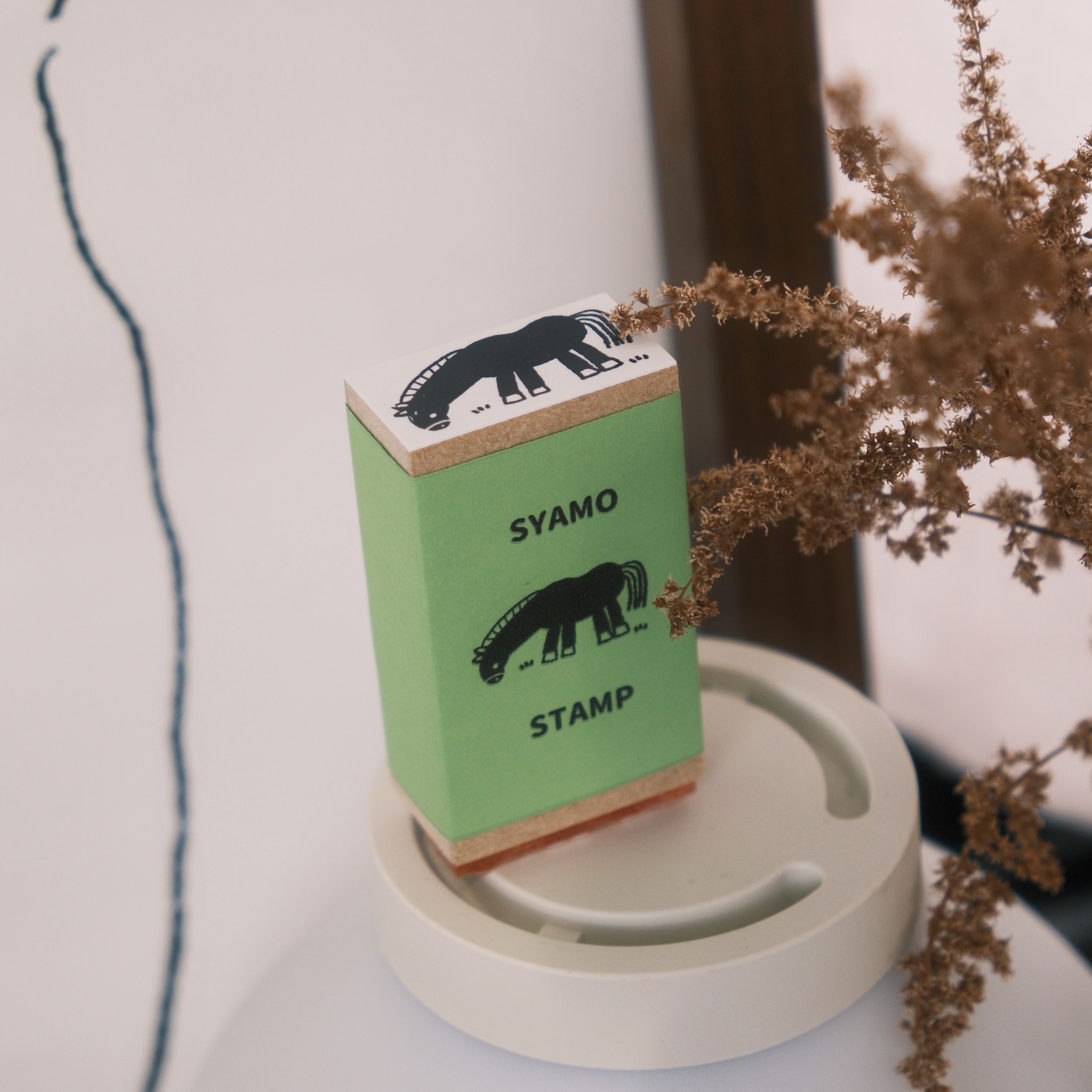 SYAMO Stamp木製長柄印章／馬年限定章