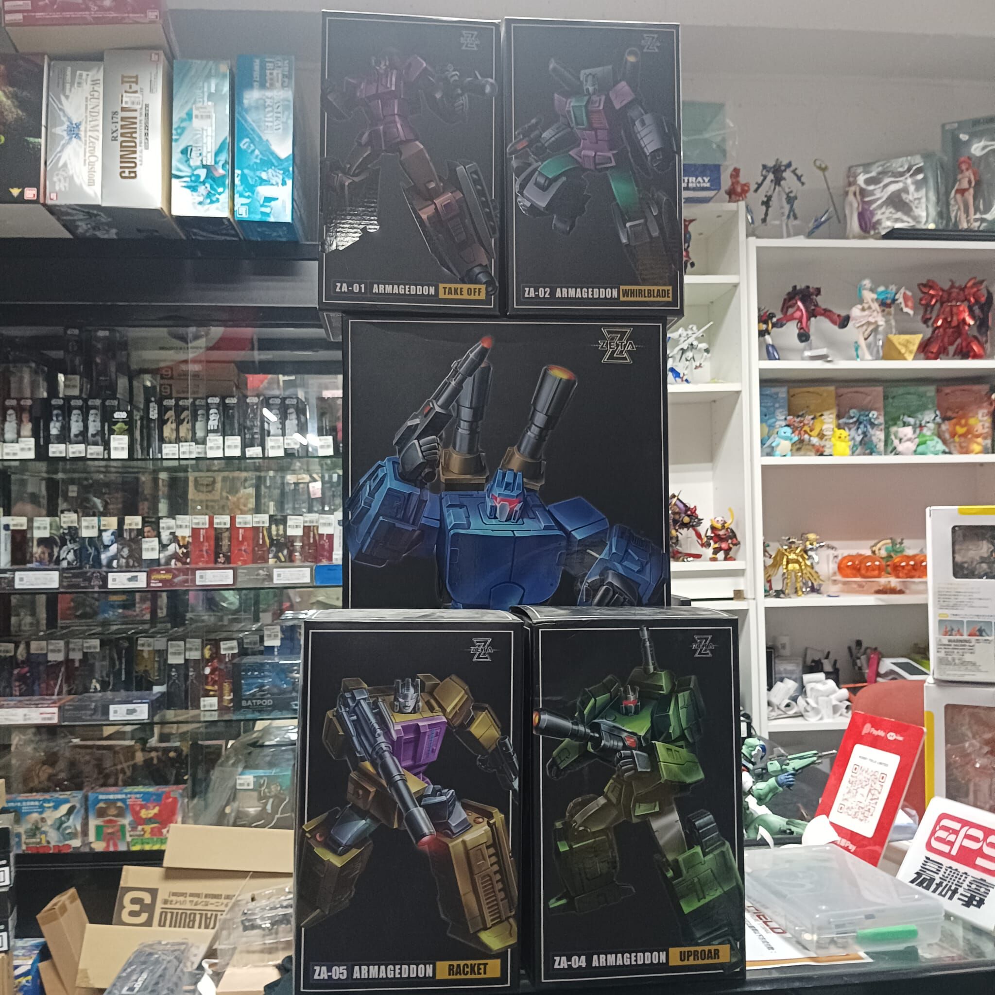 寄賣-變形金剛 Zeta Toys ZA-01 to 05 混天豹