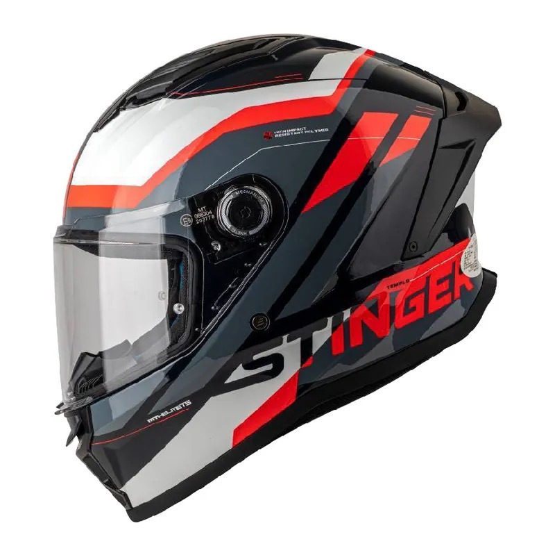 MT STINGER 2 白灰紅線條 彩繪  毒刺2