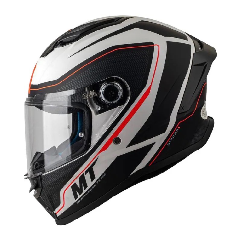 MT STINGER 2 啞白黑紅鑄造 彩繪 毒刺2