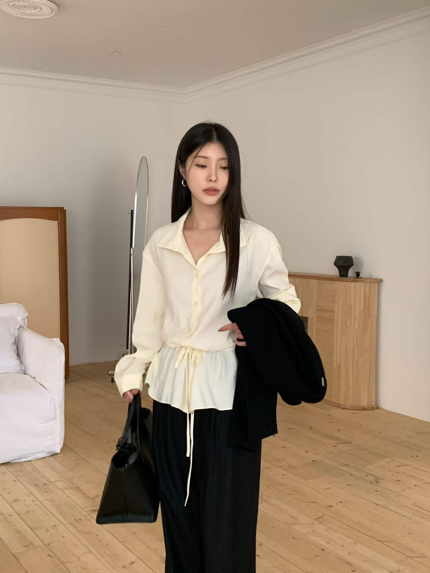 AU5328 抽繩收腰恤衫 *優惠碼不適用*