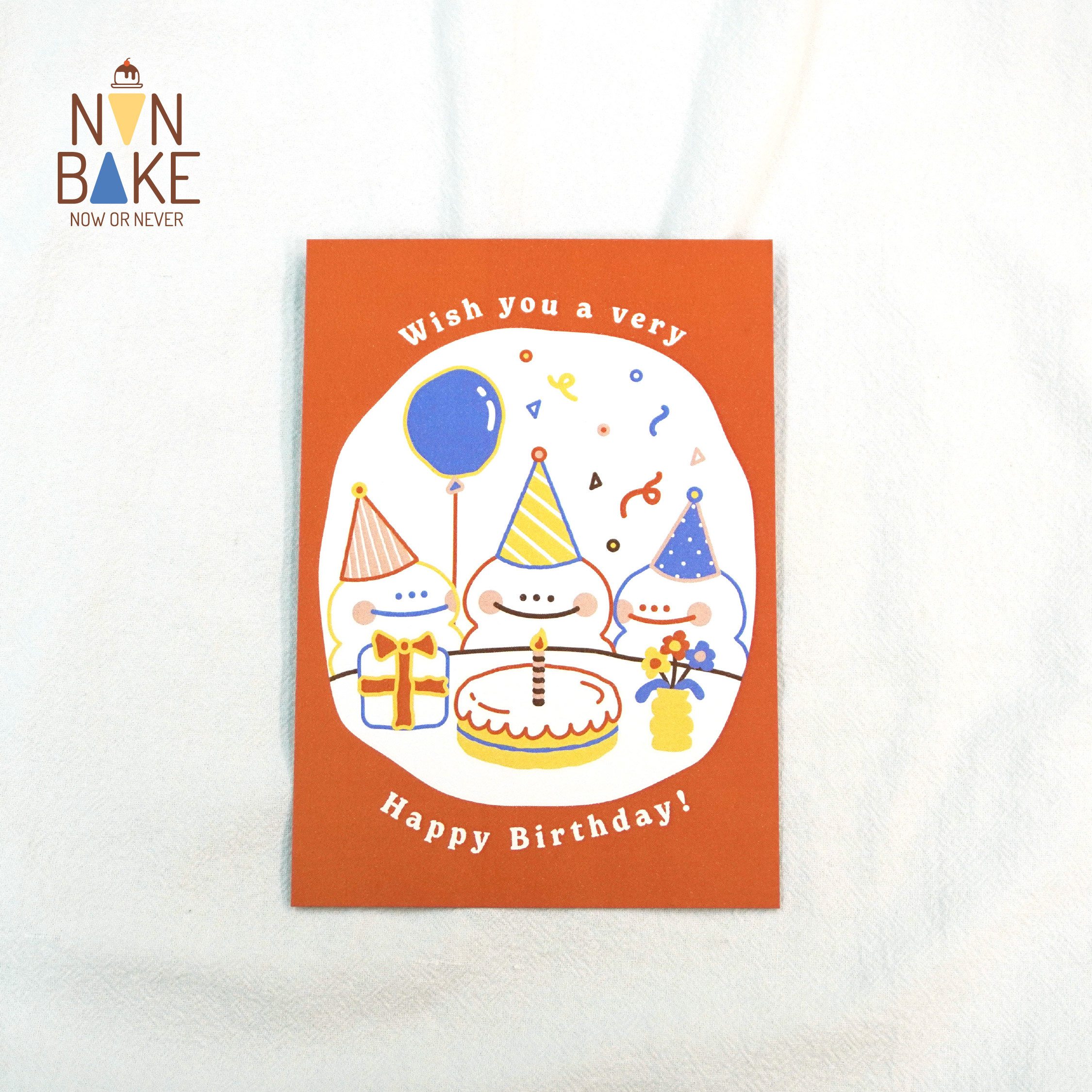 【A6 明信片】 HAPPY BIRTHDAY