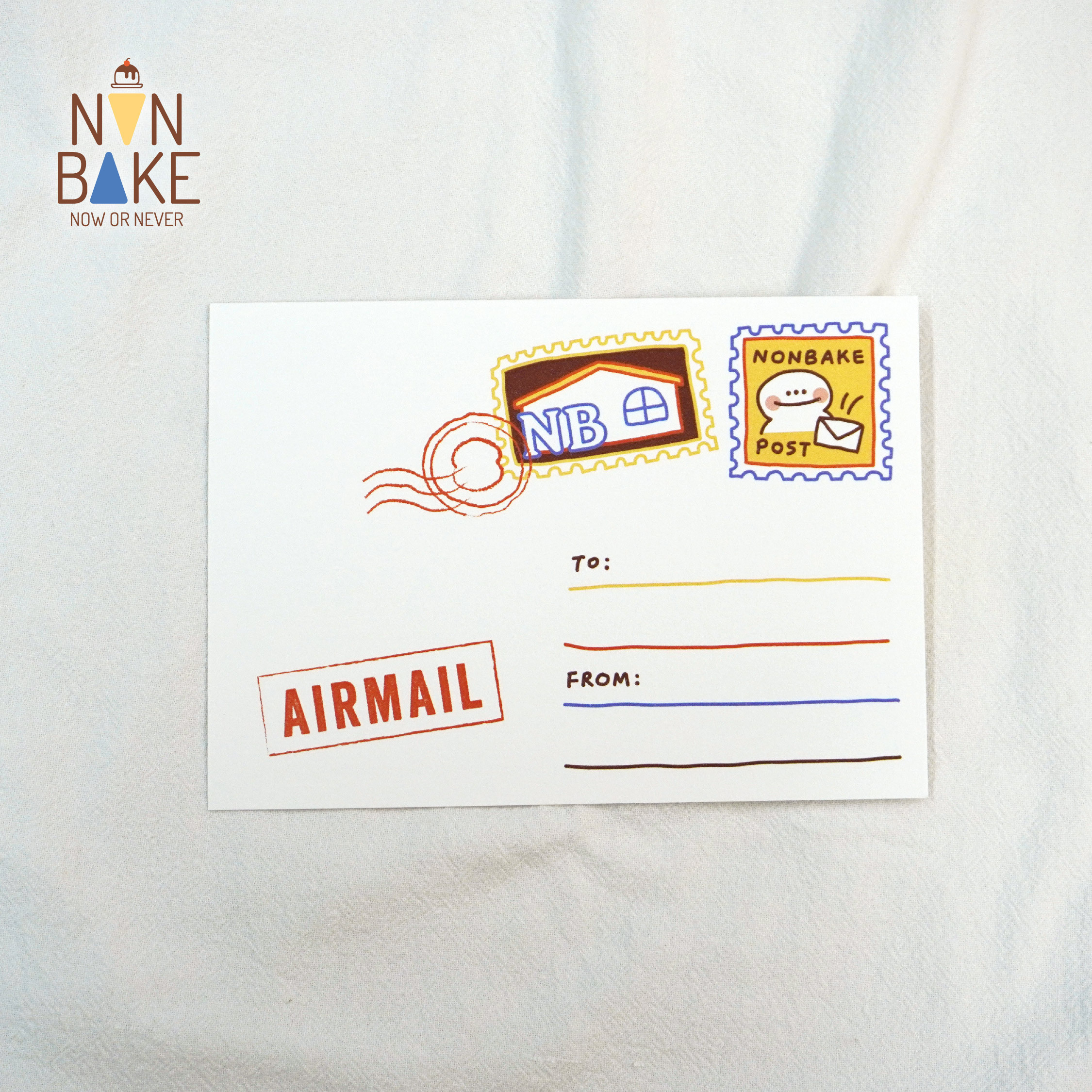 【A6 明信片】 AIRMAIL