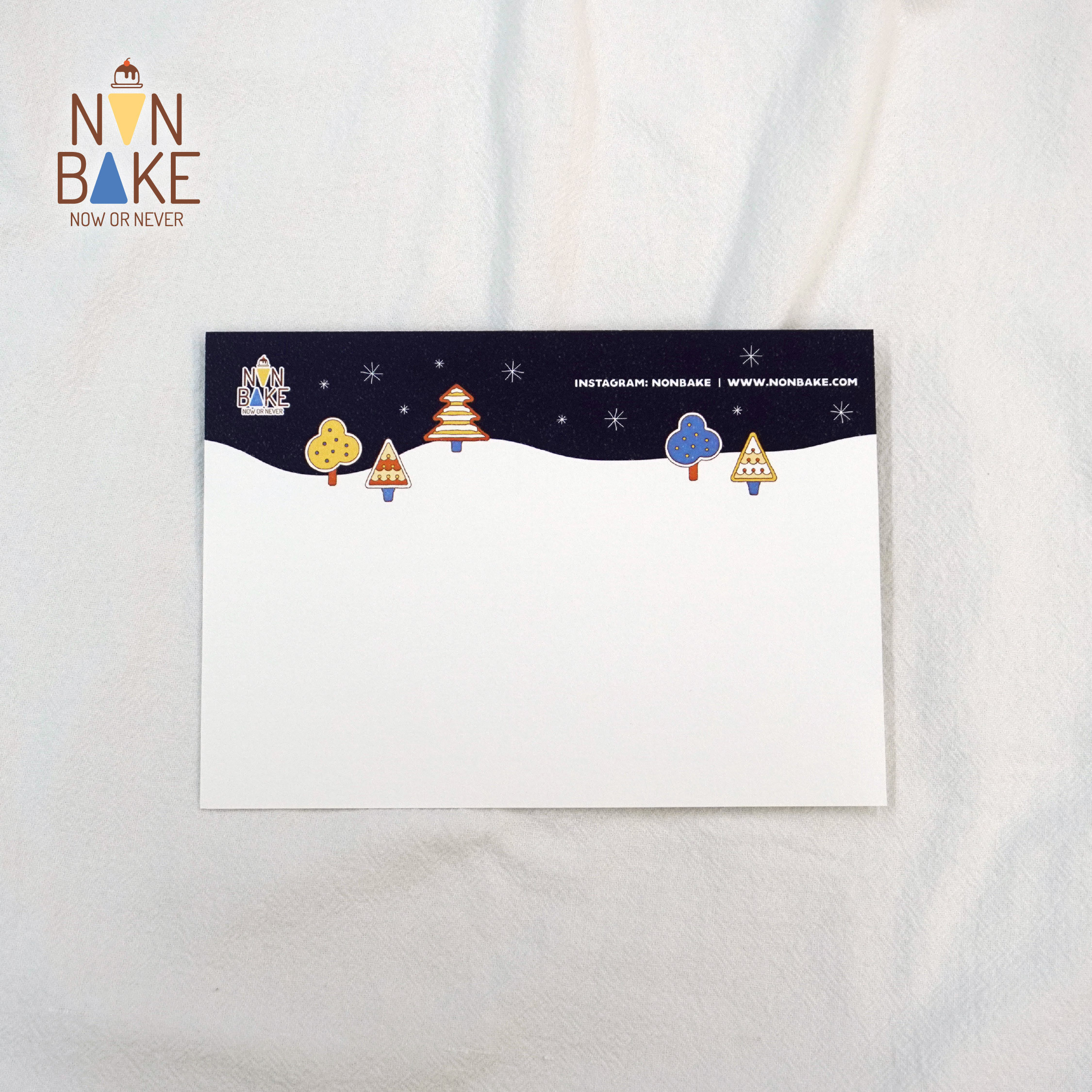 【A6 明信片】 X'MAS (Navy ver.)