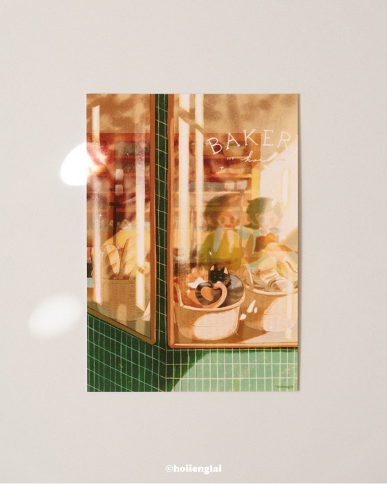 Hoi ホーイ｜A4海報｜麵包屋