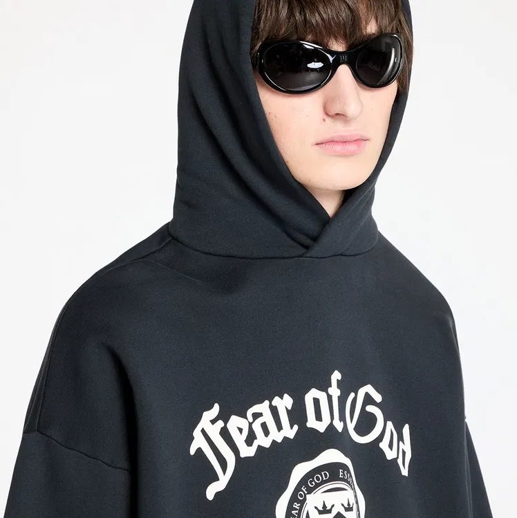 <現貨>ESSENTIALS 歌德字 黑色 帽T 192HO246210F