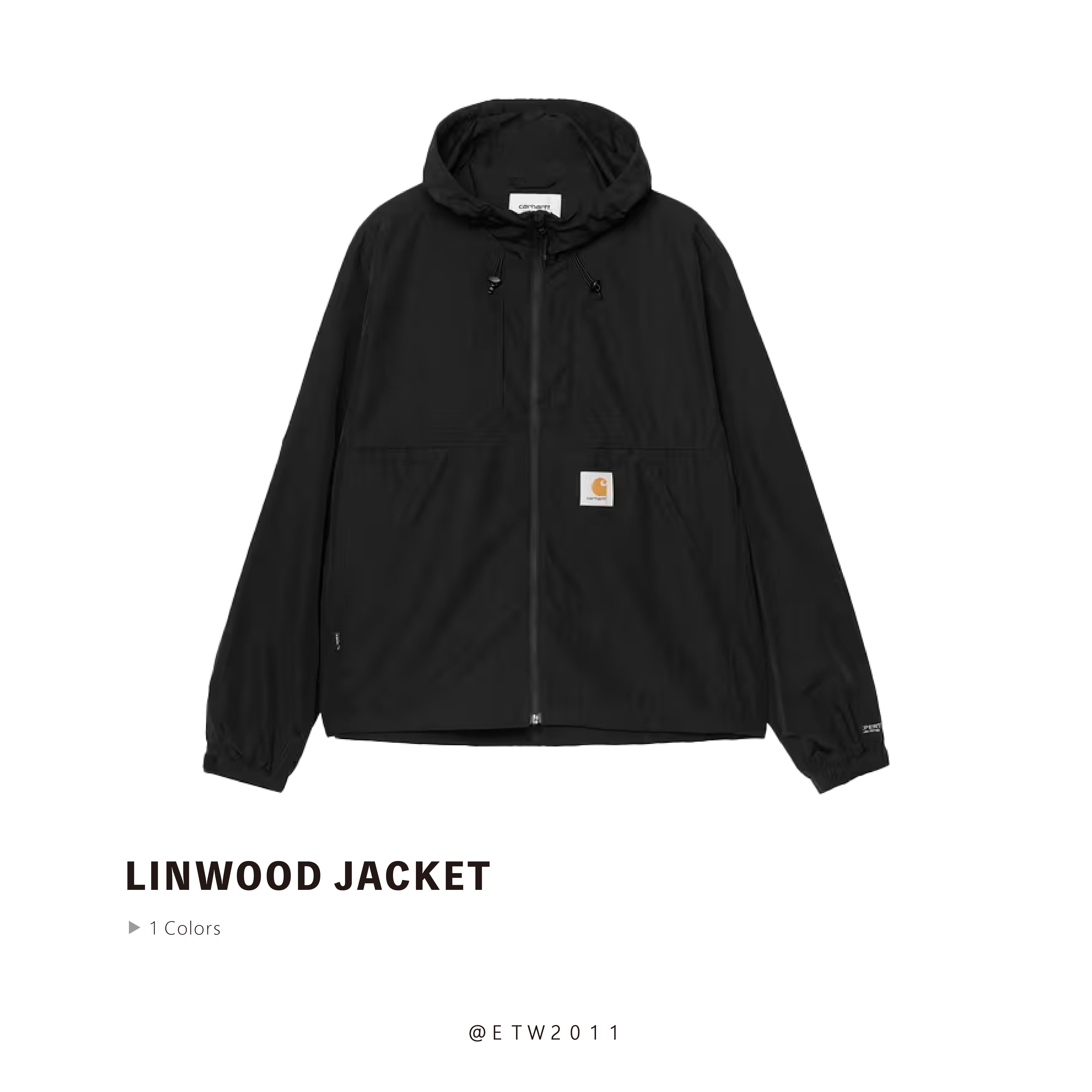 ☆ETW☆【EASY TO WEAR】CARHARTT WIP Linwood Jacket 卡哈 歐版 外套 防水 秋冬