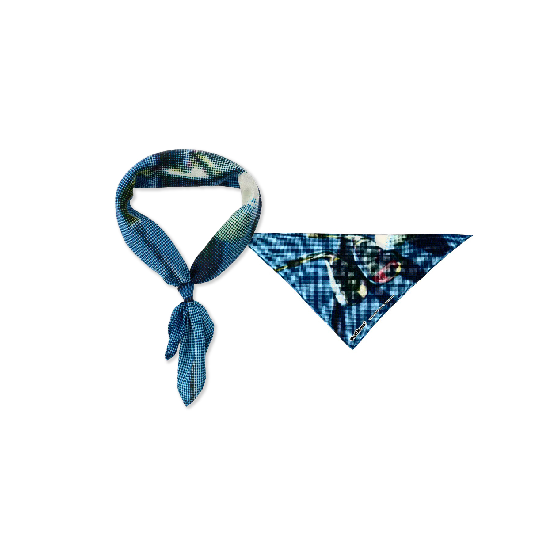 theElems Golfer Wool Scarf 高爾夫 球拍 方巾 絲巾