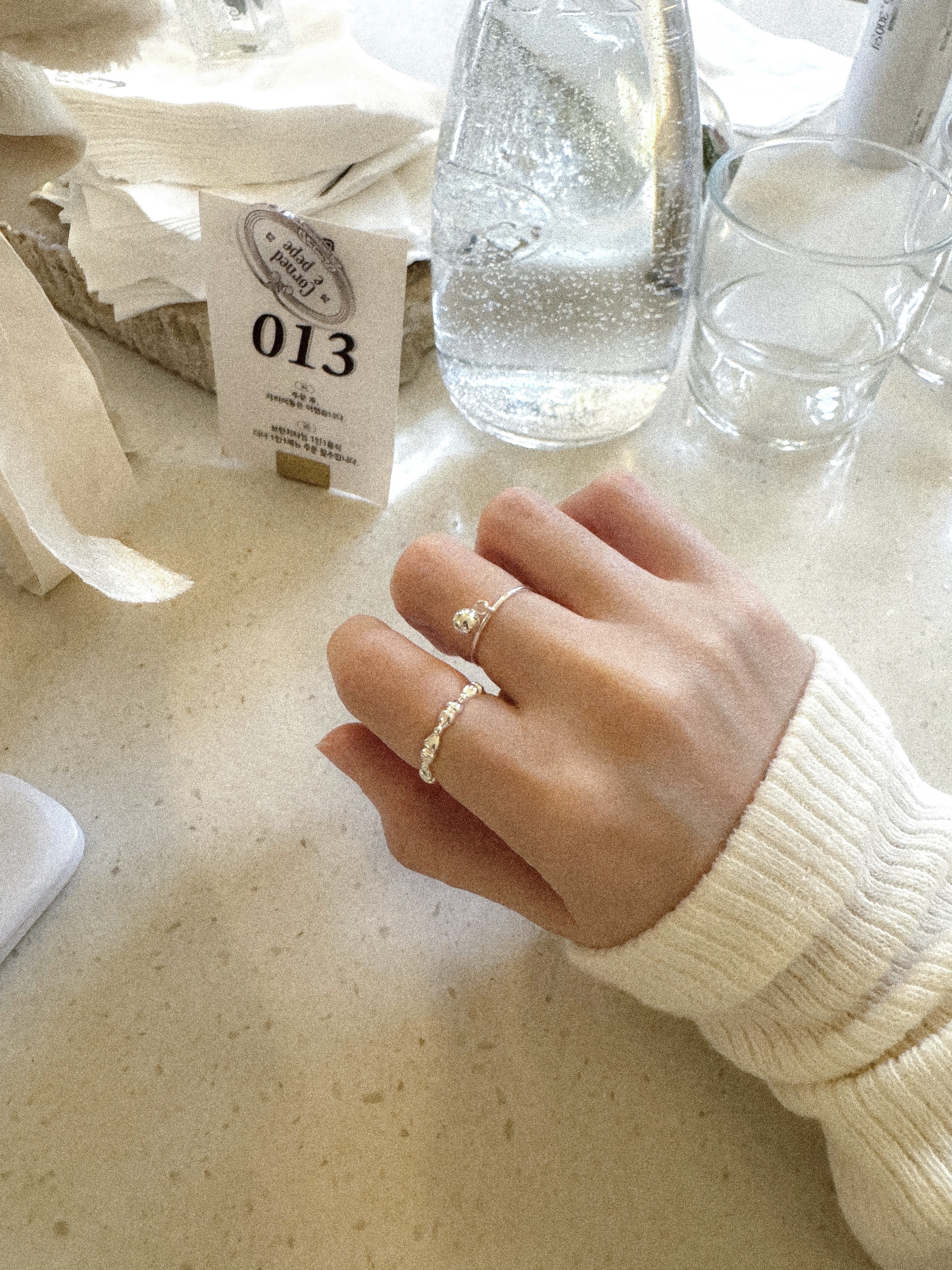 925蝴蝶結開口介指