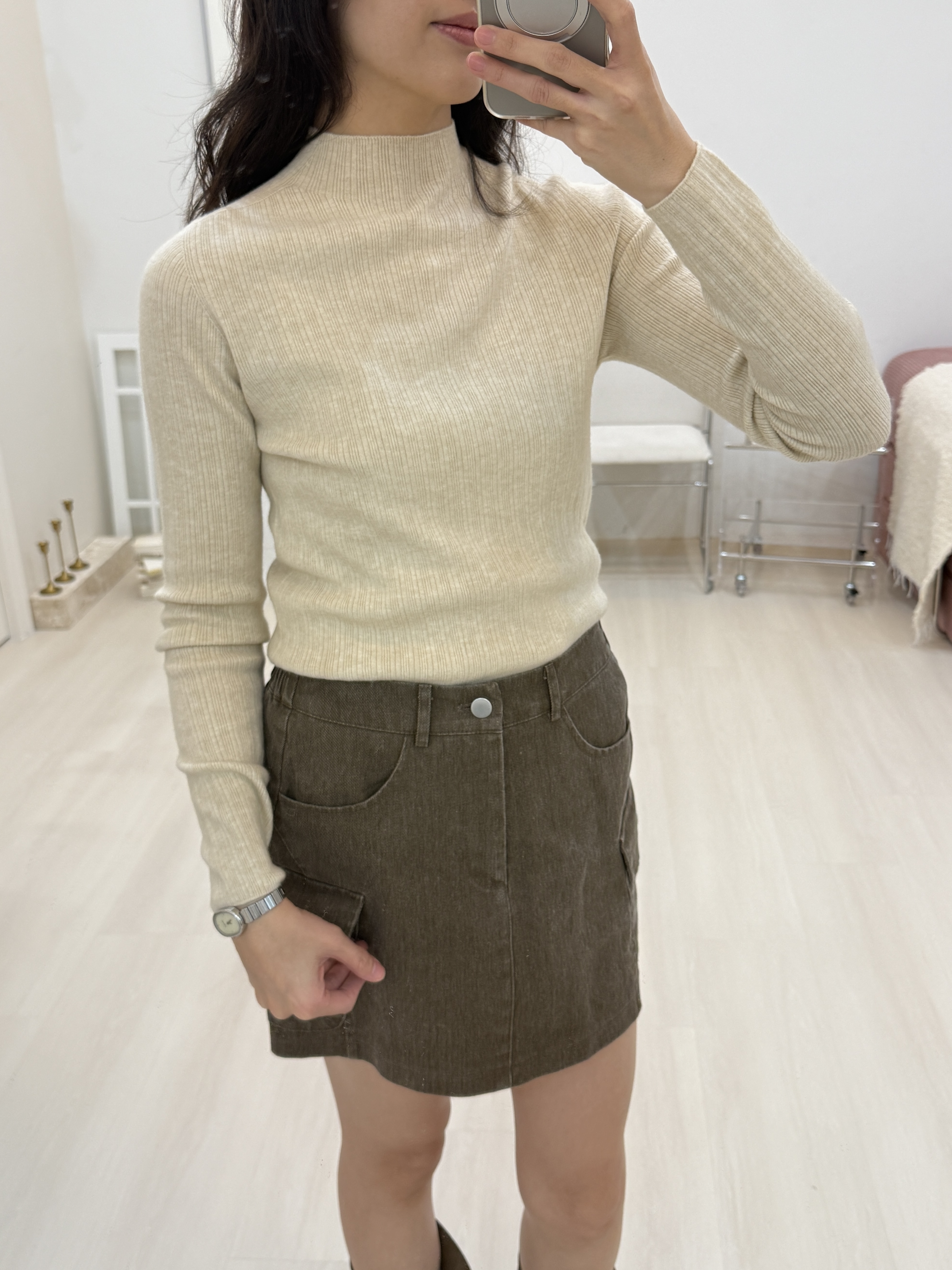 柔軟羊毛半高領上衣*5色