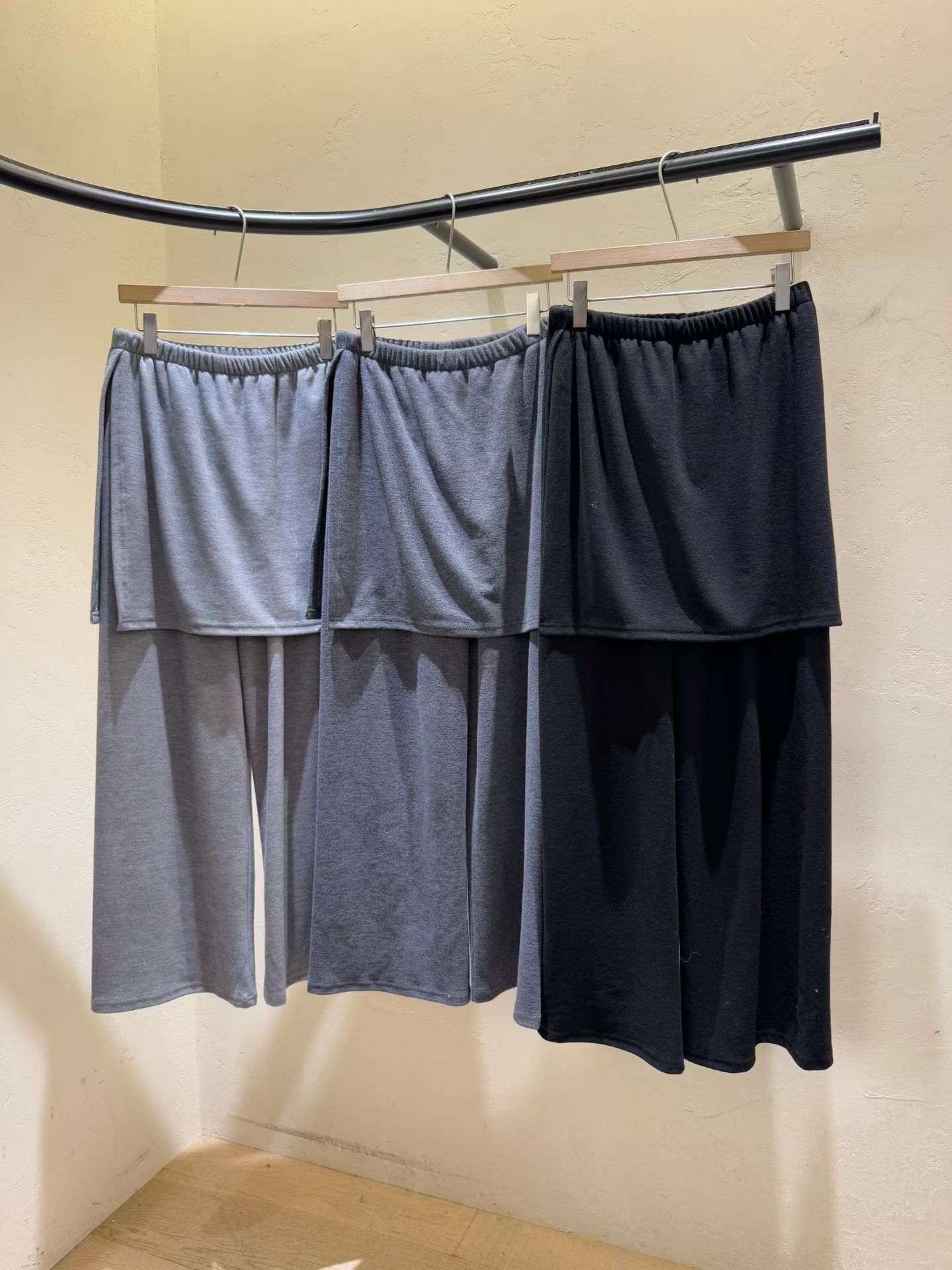 WJ5302 棉質圍裙長闊褲