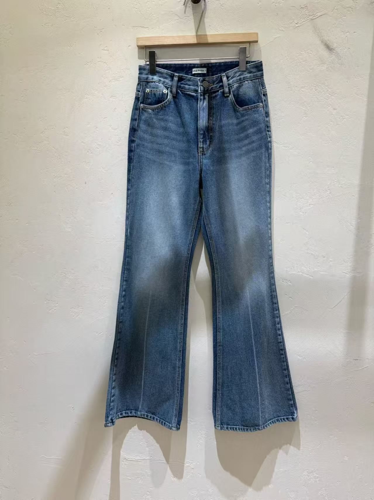 WJ5313 壓線喇叭牛仔