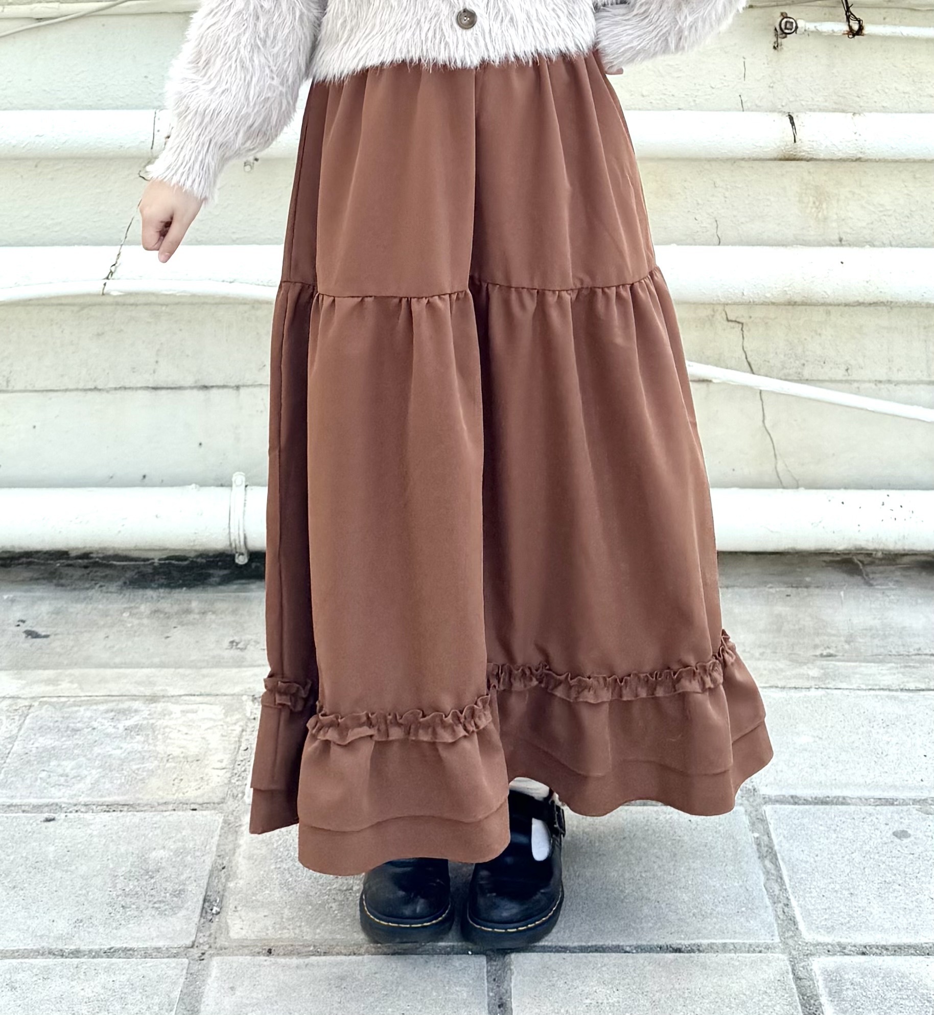 顯瘦！花邊蛋糕裙