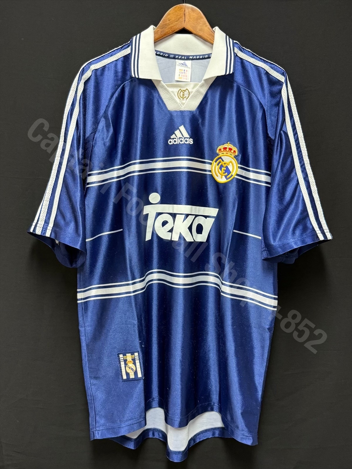 Real Madrid 1998-1999 Adidas Away Shirt #7 RAUL