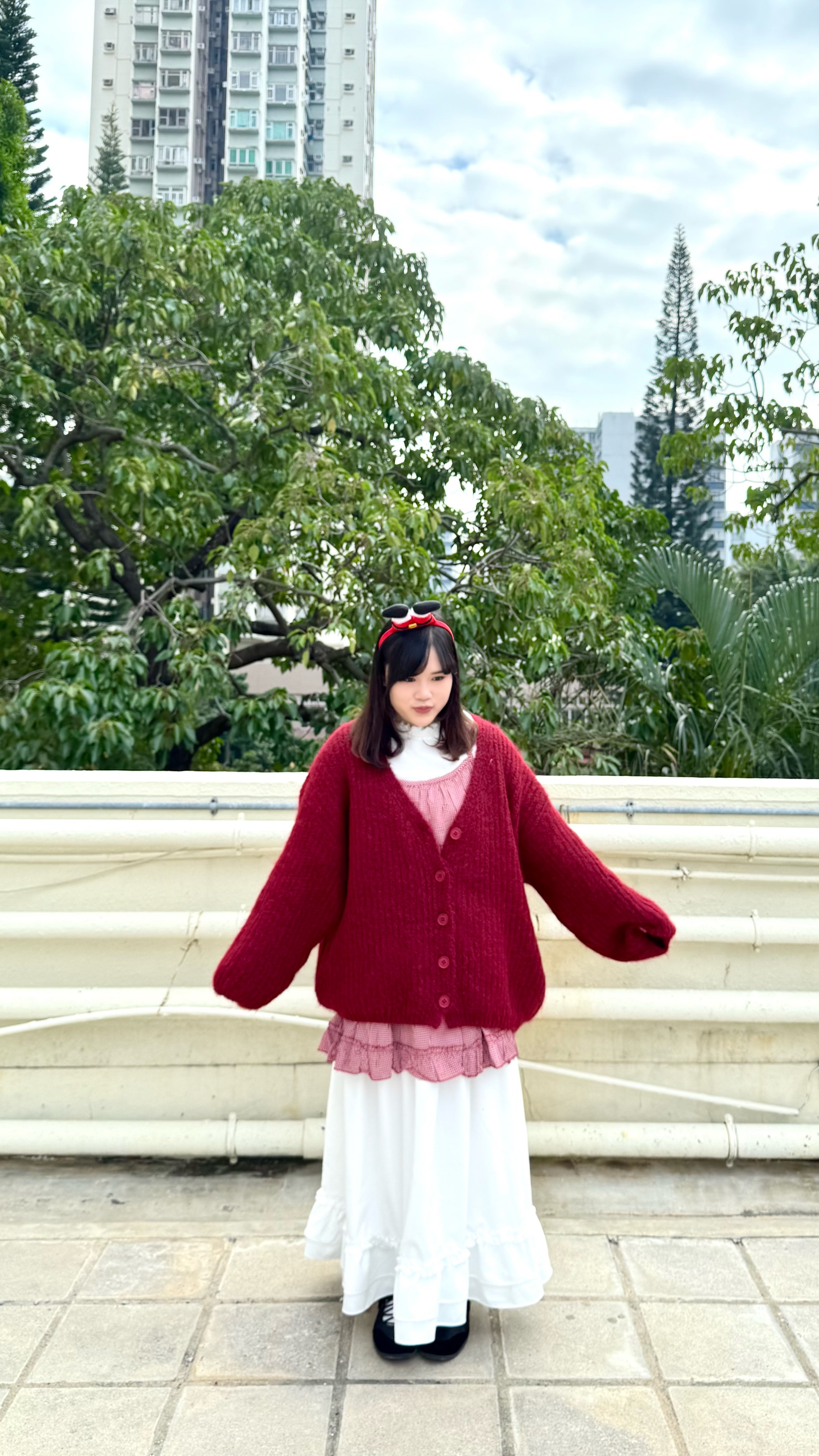 厚身闊身冷衫外套