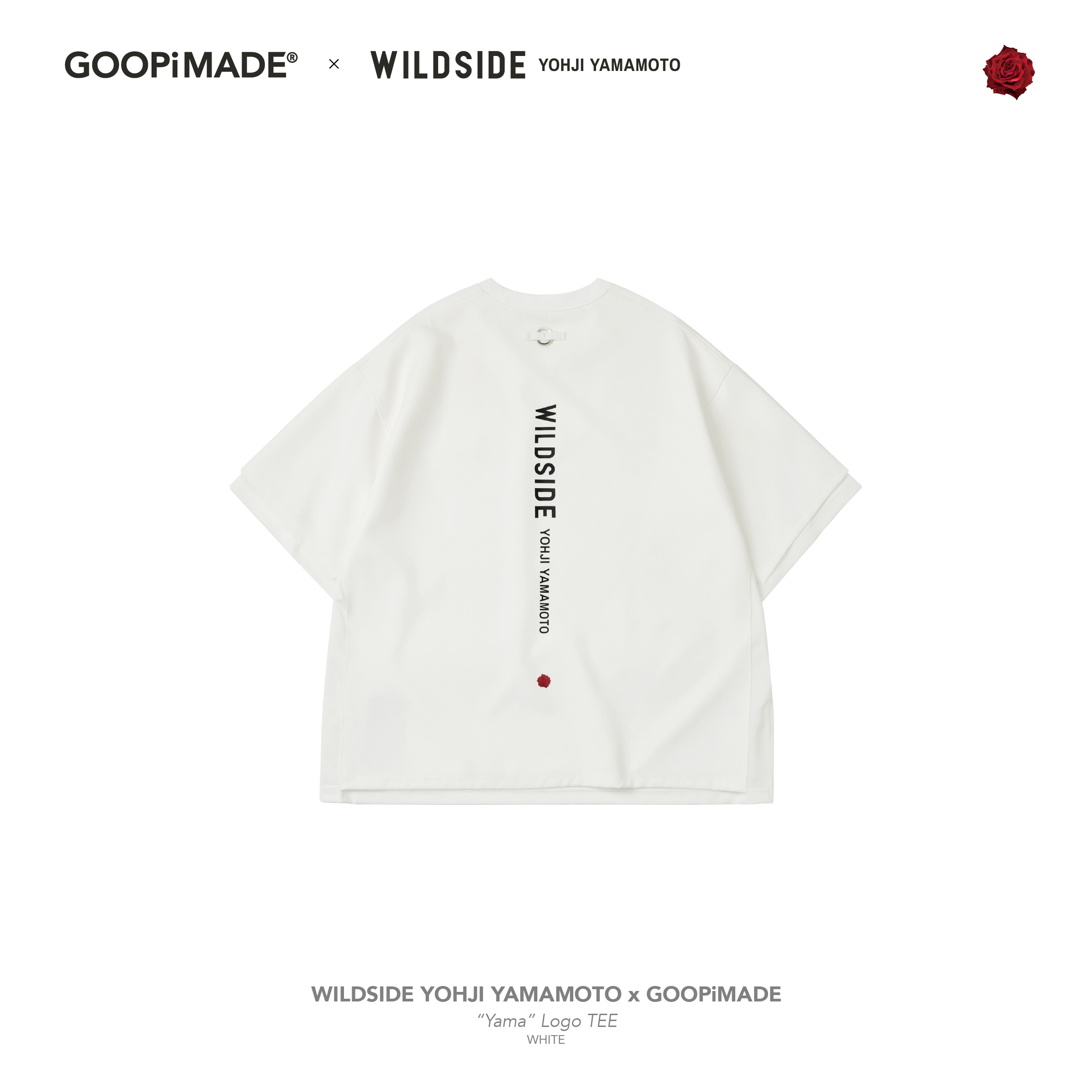 Yama” Logo TEE - White