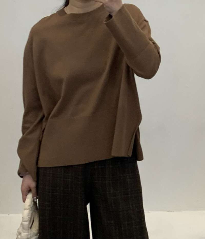 FP5306 寬松圓領羊毛上衣