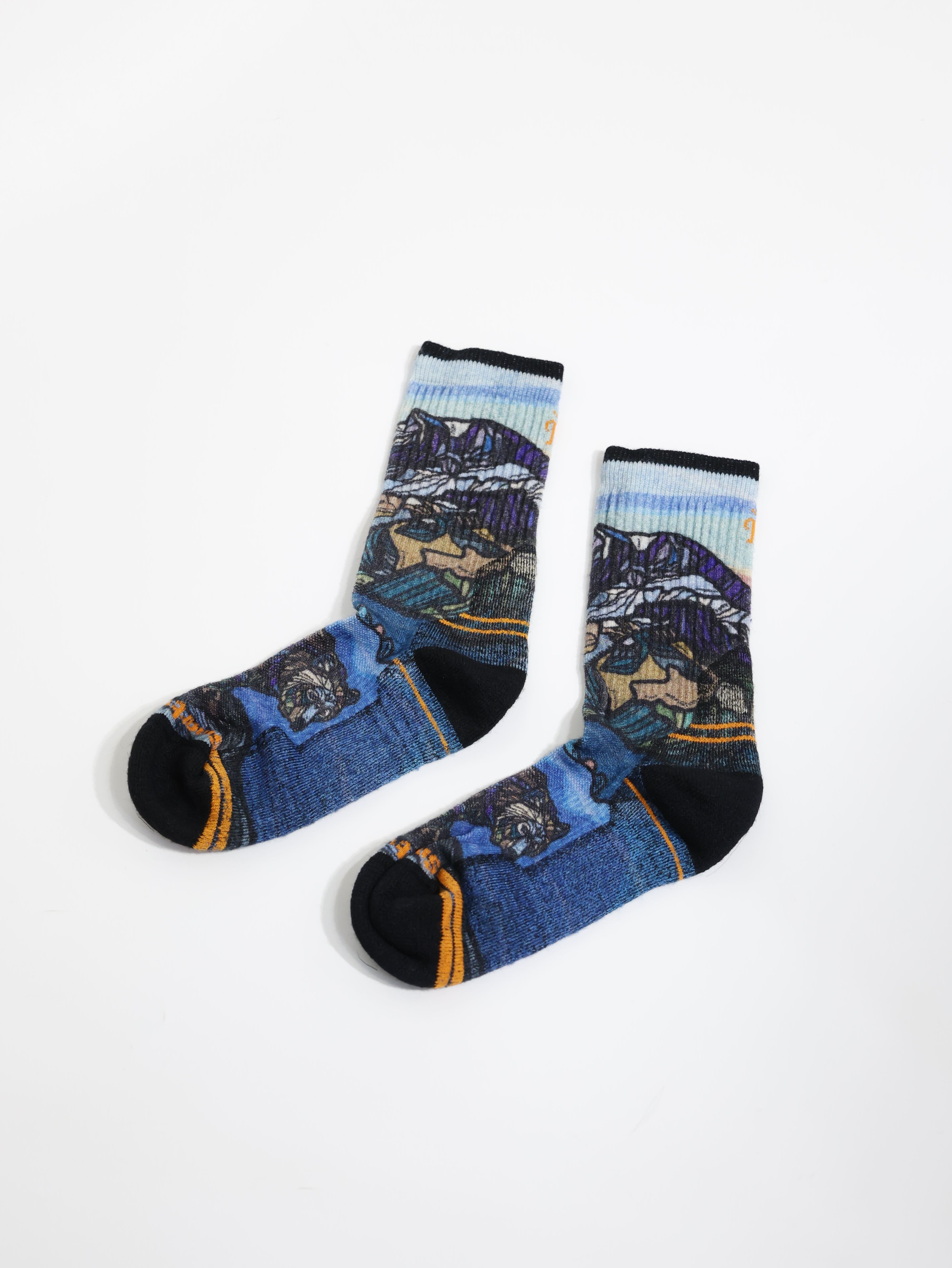 【 S 號】Smartwool 羊毛襪 女 機能戶外全輕量減震PRINT中長襪 極地世界 SW001988150