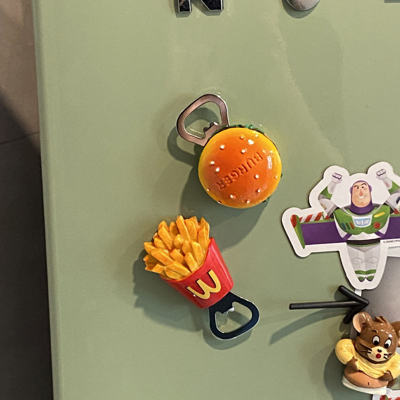 《6461》逼真薯條漢堡造型開瓶器