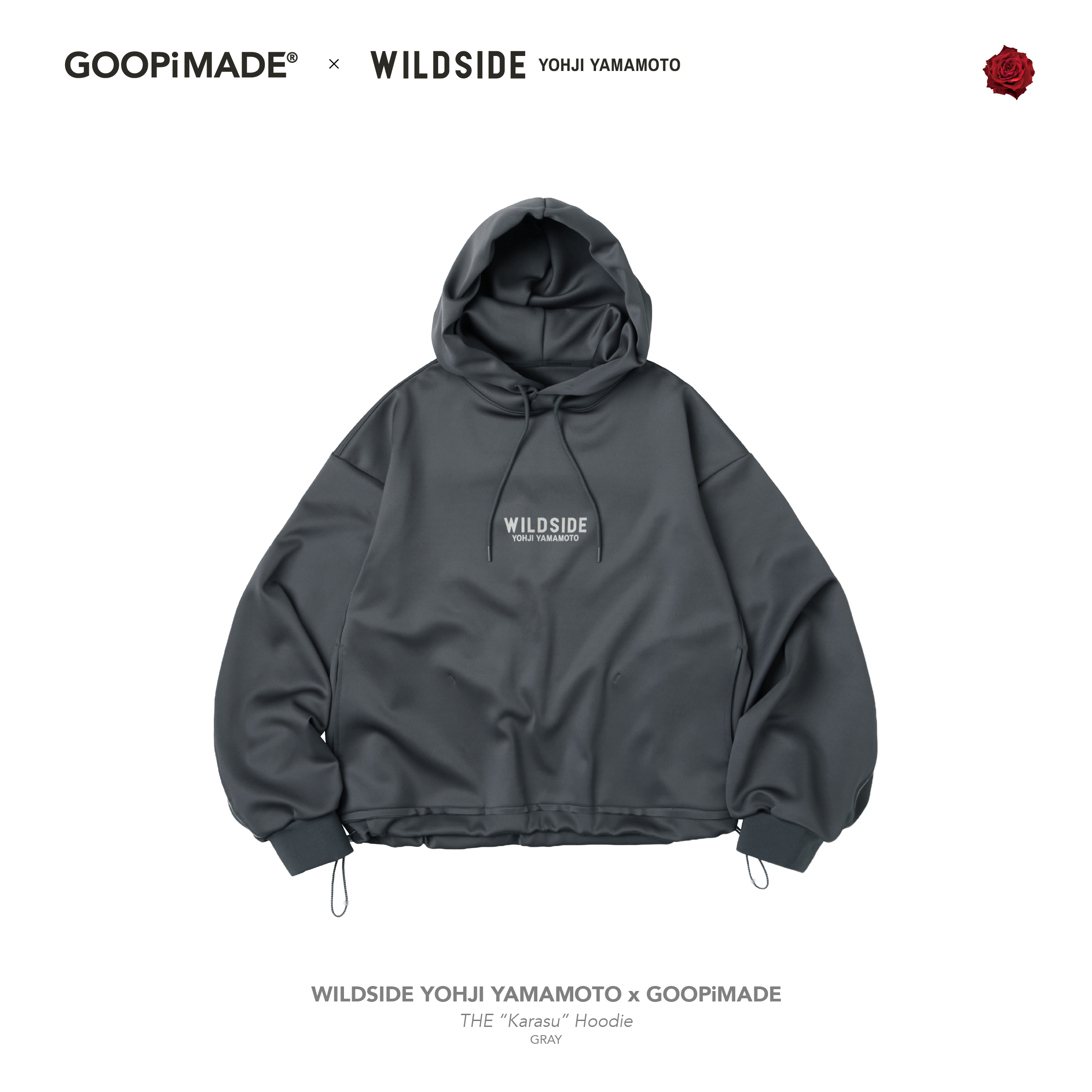 THE “Karasu” Hoodie - Gray