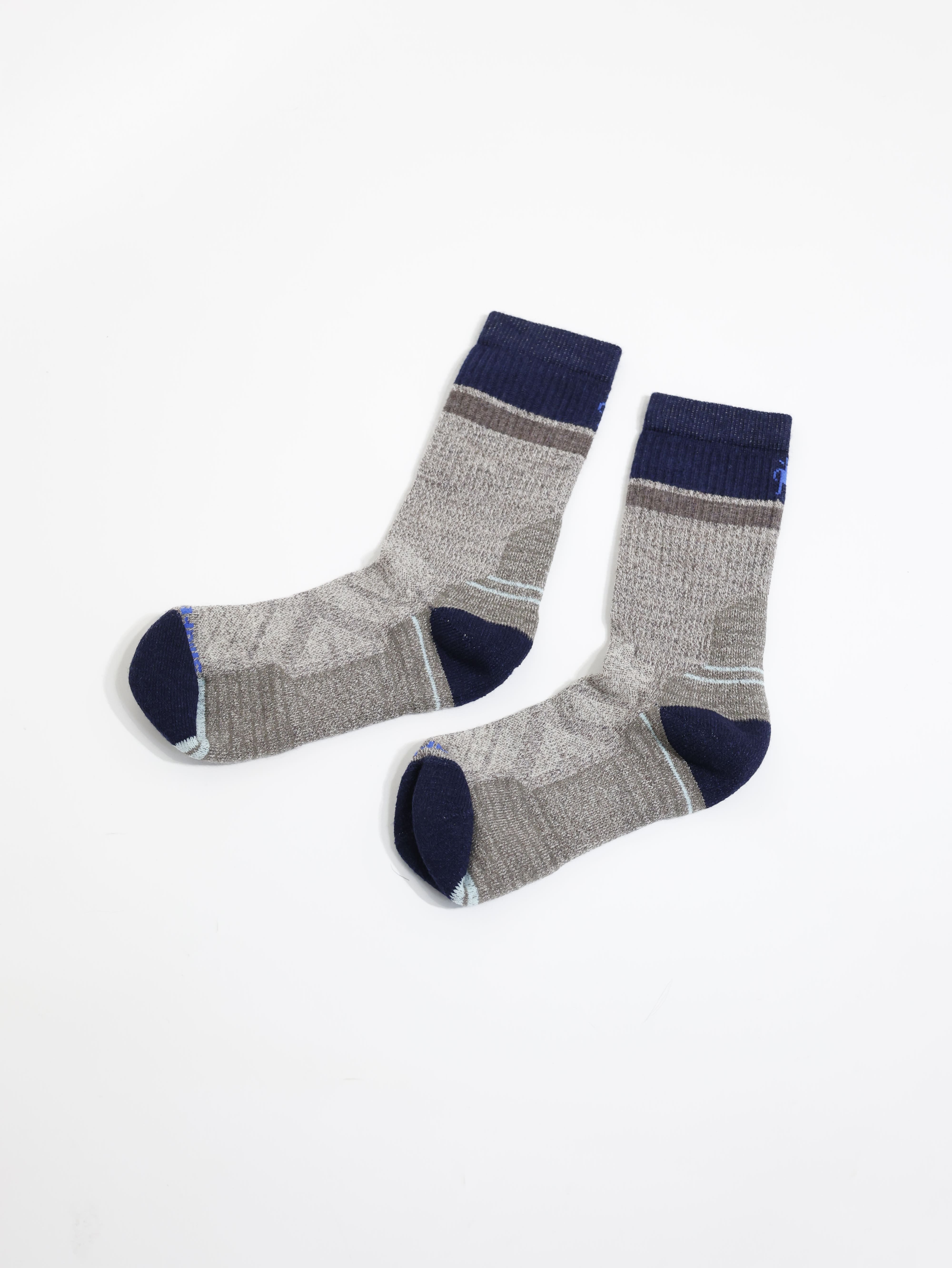 【 M 號】SMARTWOOL 羊毛襪 Unisex 機能戶外全輕量減震中長襪 Winding Trail 灰褐 SW001896G26