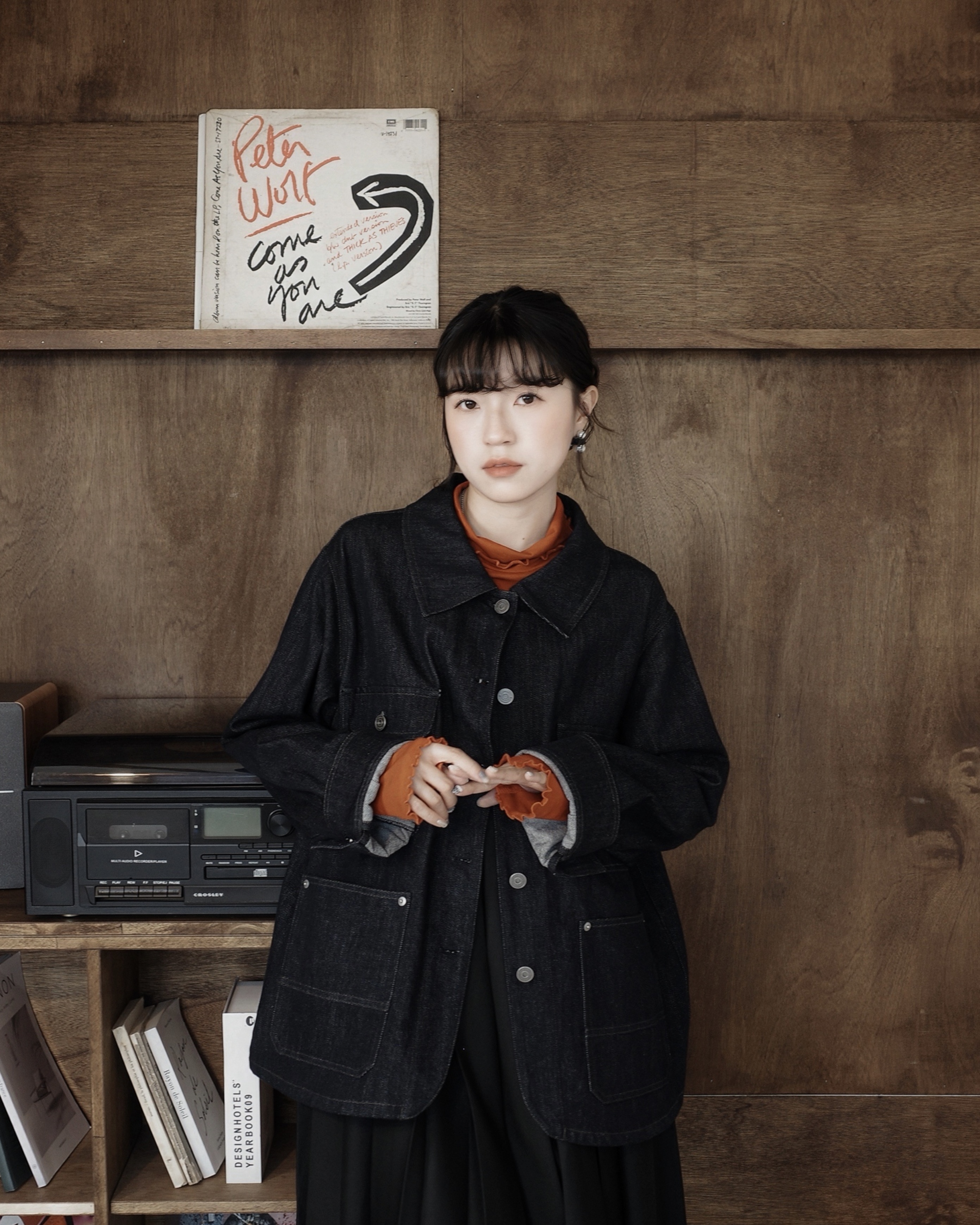 【 Kiki.co Made 】Pocket Denim Jacket