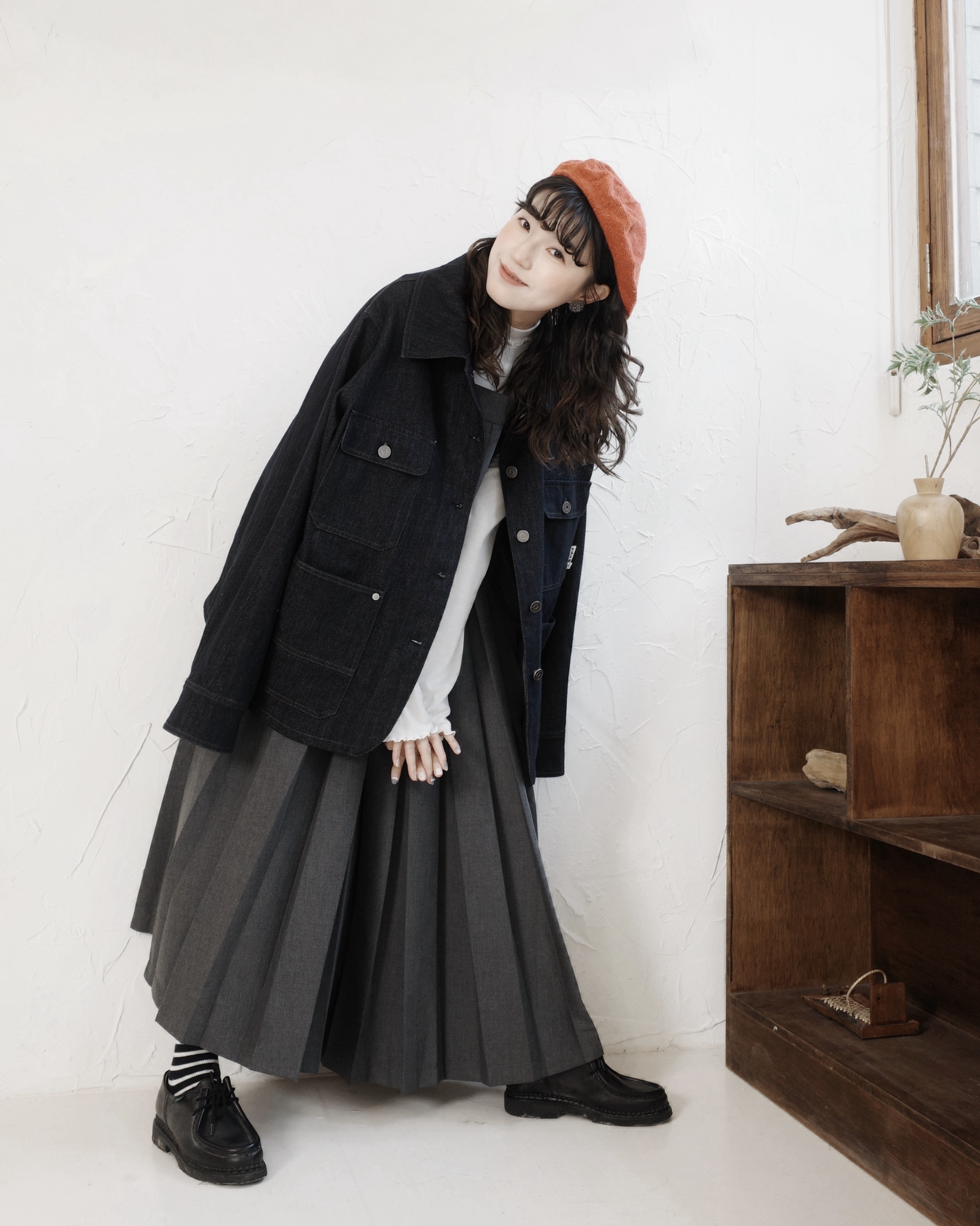 【 Kiki.co Made 】Pocket Denim Jacket