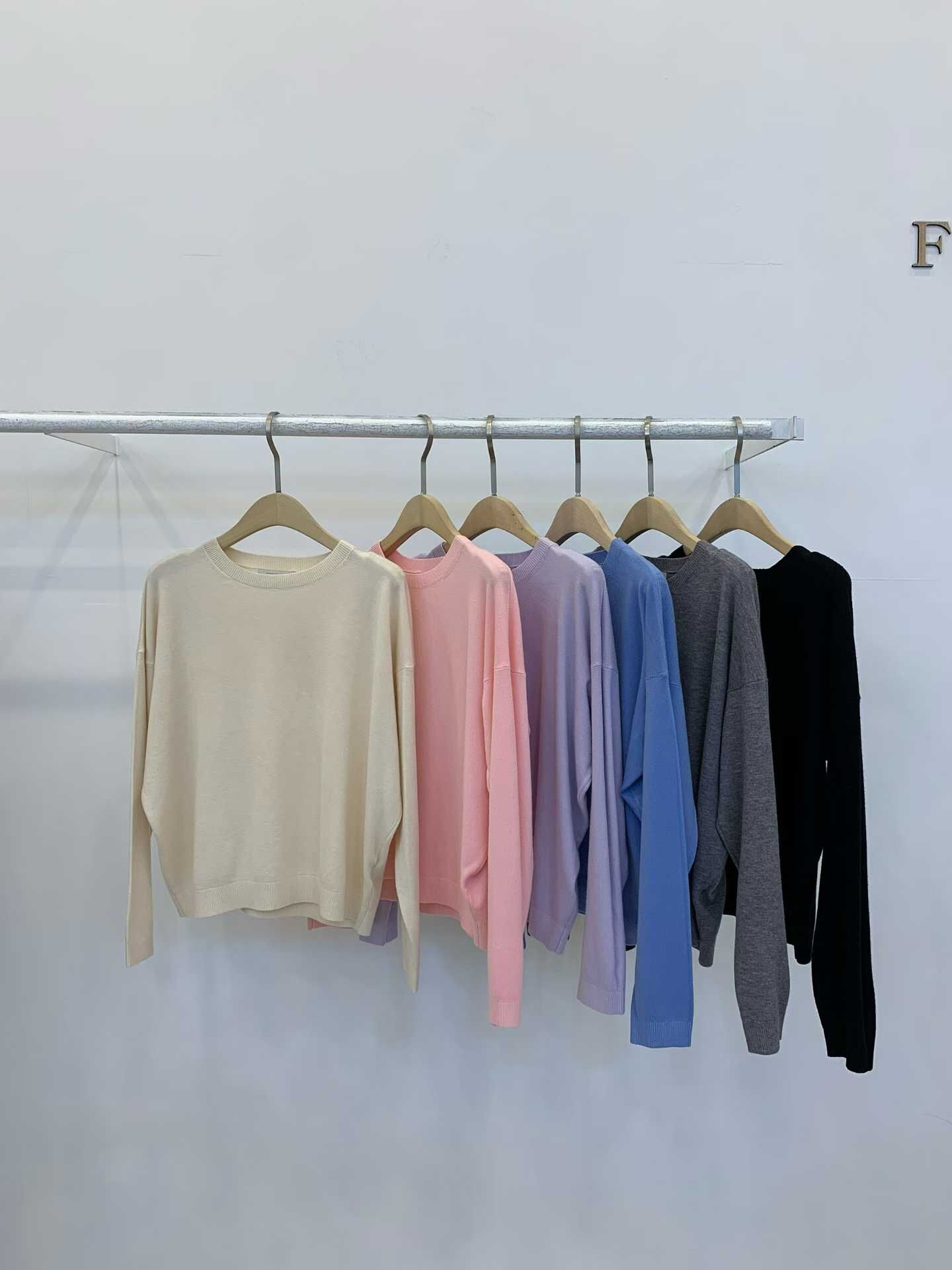 FP5323 經典圓領淨版毛衣