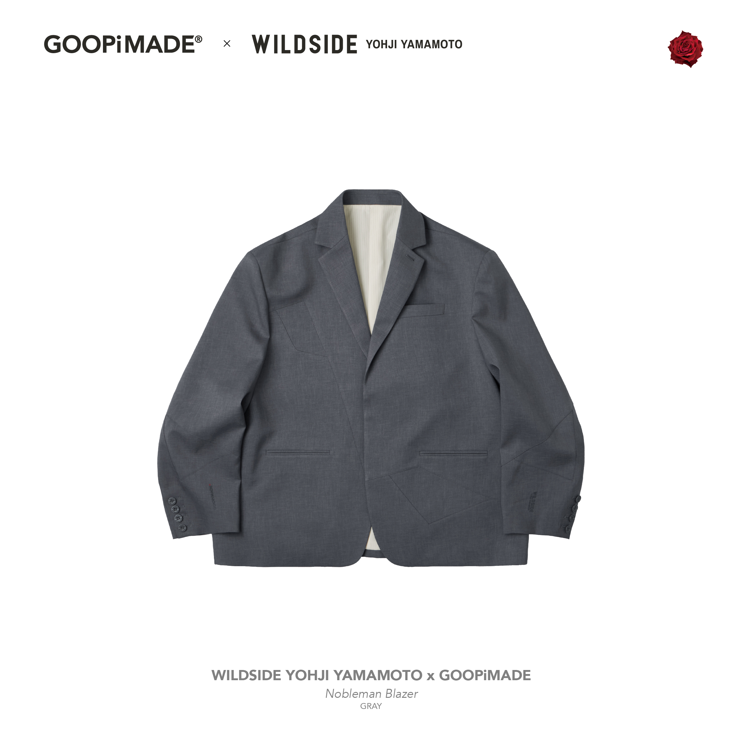 ジャケット・アウター WILDSIDE x GOOPiMADE Nobleman Blazer Nobleman Blazer - Gray