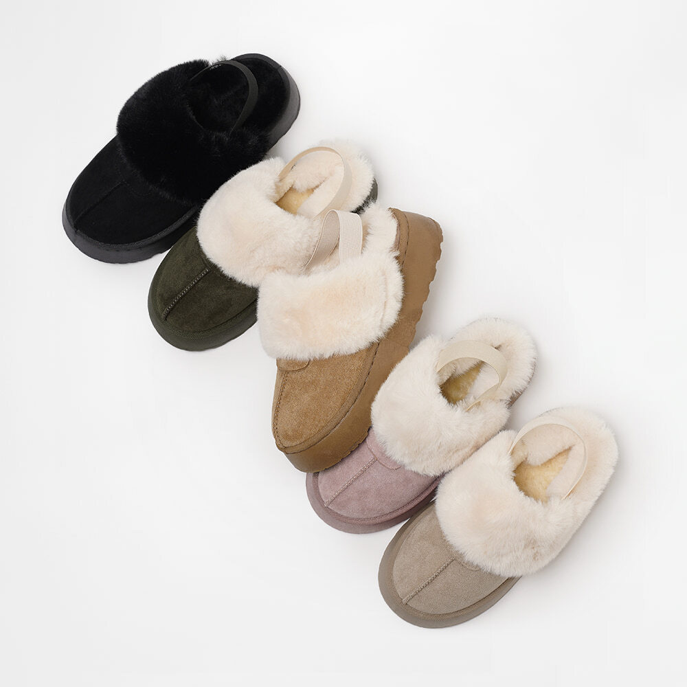 RY013 Poven 經典橡筋帶款雪地拖鞋