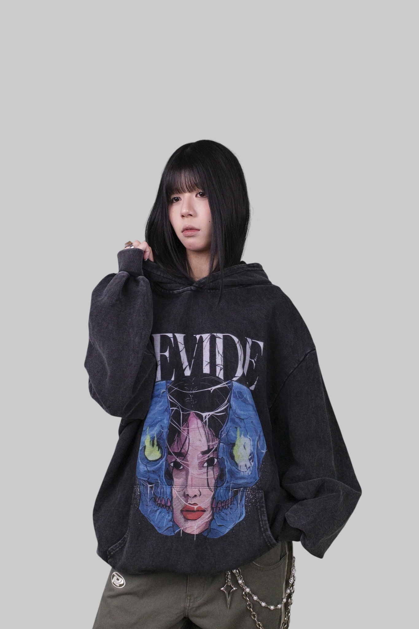 『Always_Good』水洗 做舊 插畫 帽TEE