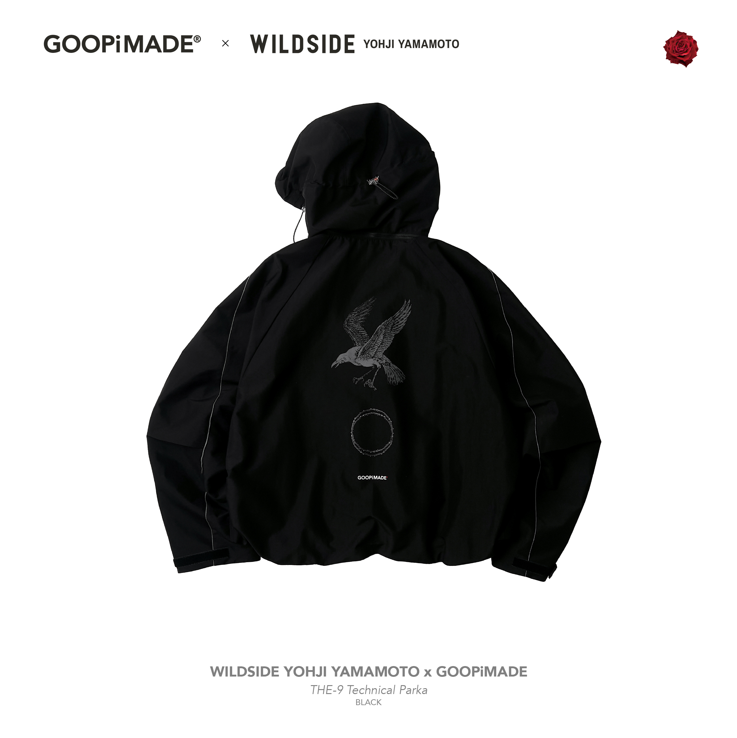 THE-9 Technical Parka - Black