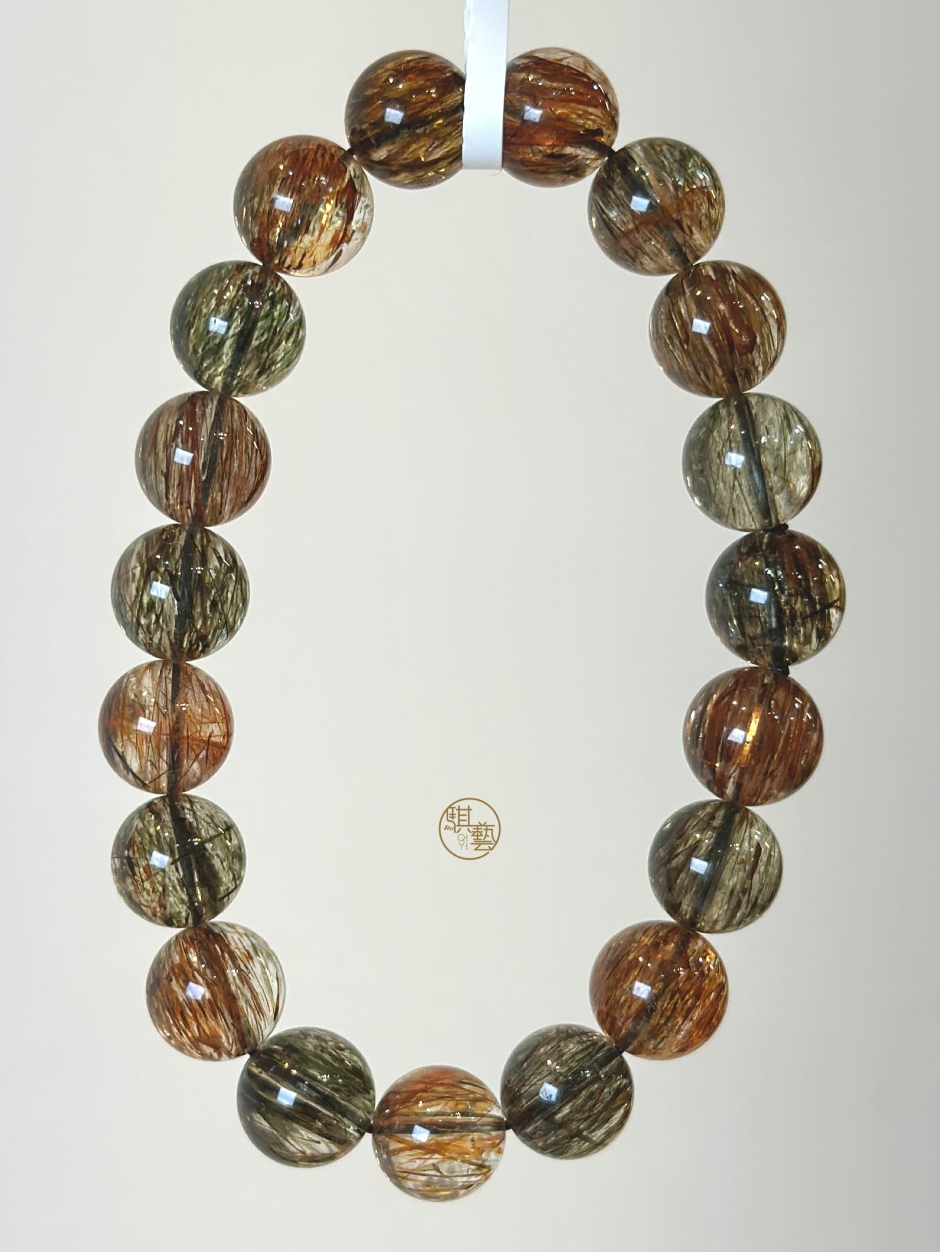 順髮透體黑金超七 8–10mm｜強效招財 × 防護磁場 × 行動力加持