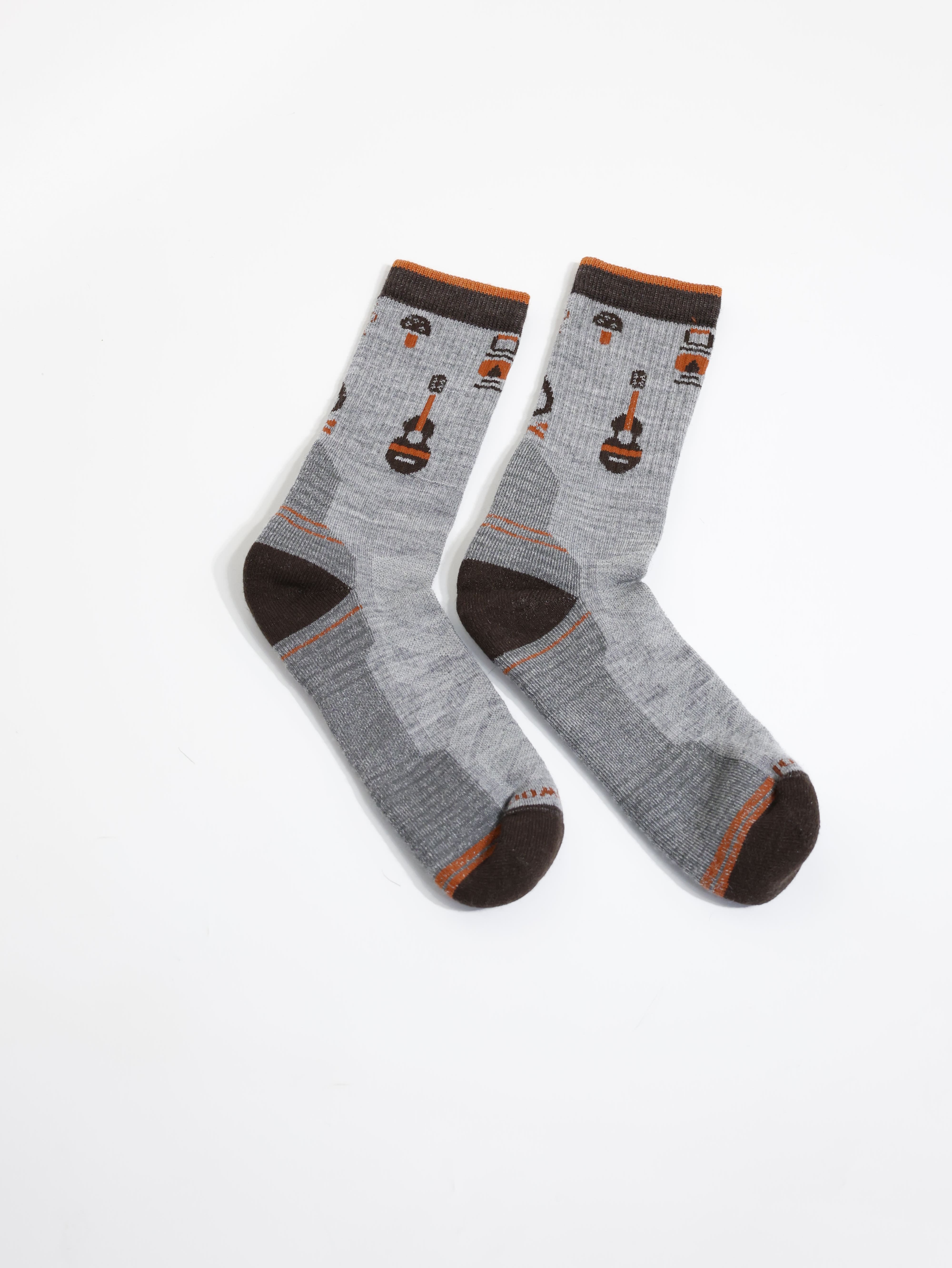 Smartwool 羊毛襪 Unisex 機能戶外全輕量減震中長襪 趣露營 淺灰 SW002262039