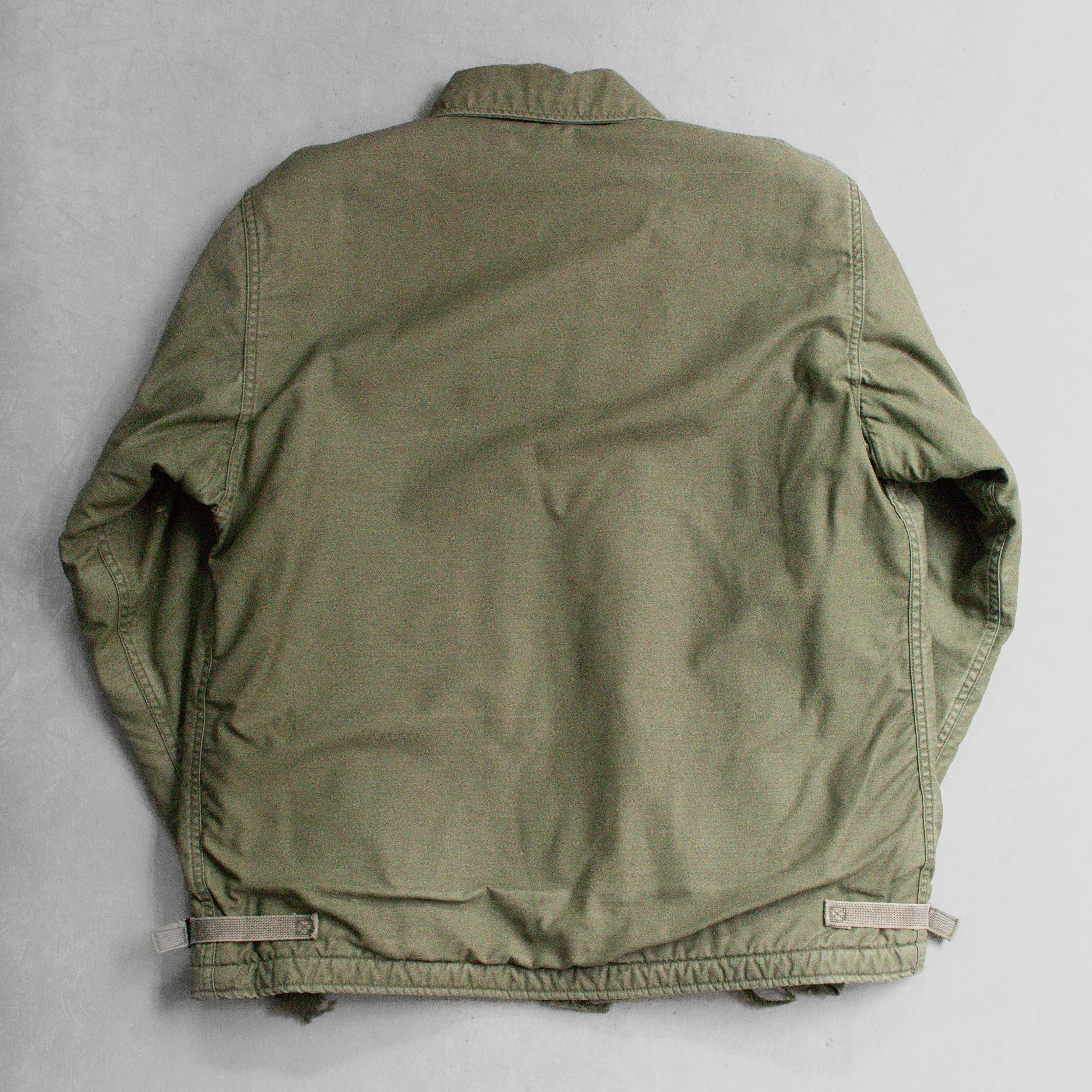 80S US NAVY A2 DECK JACKET 美軍 海軍 軍綠 甲板 夾克 軍外套 C