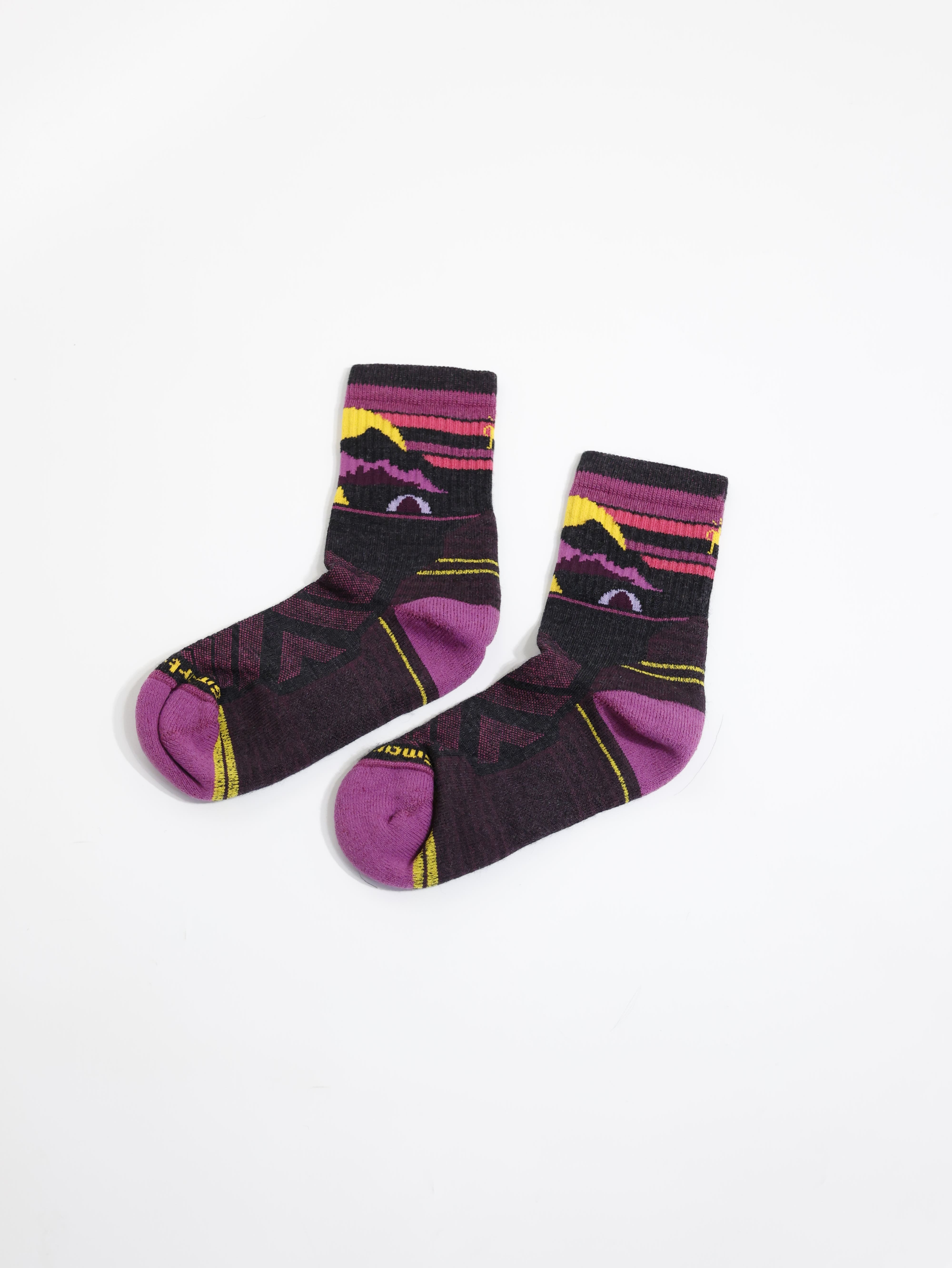 Smartwool 羊毛襪 女 機能戶外全輕量減震中長襪 山間明月 炭黑色 SW002272003