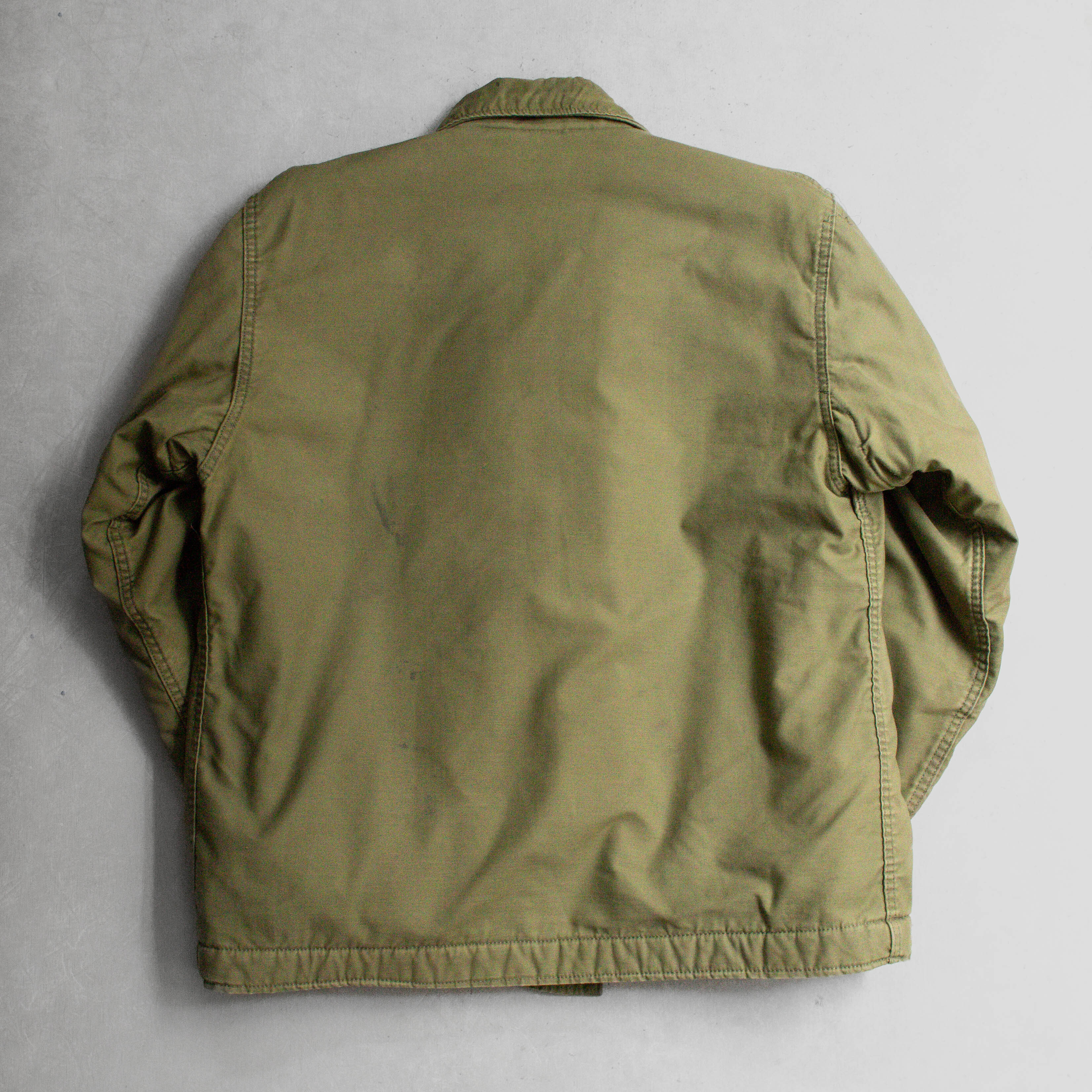 60-70S US NAVY A2 DECK JACKET 美軍 海軍 軍綠 甲板 夾克 軍外套 D